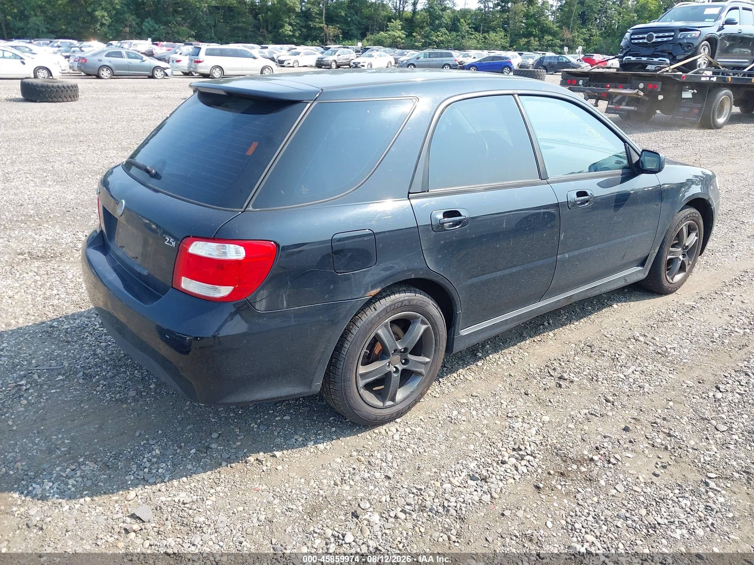 2006 Saab 9-2x 2.5i Черный vin: JF4GG61646H050032