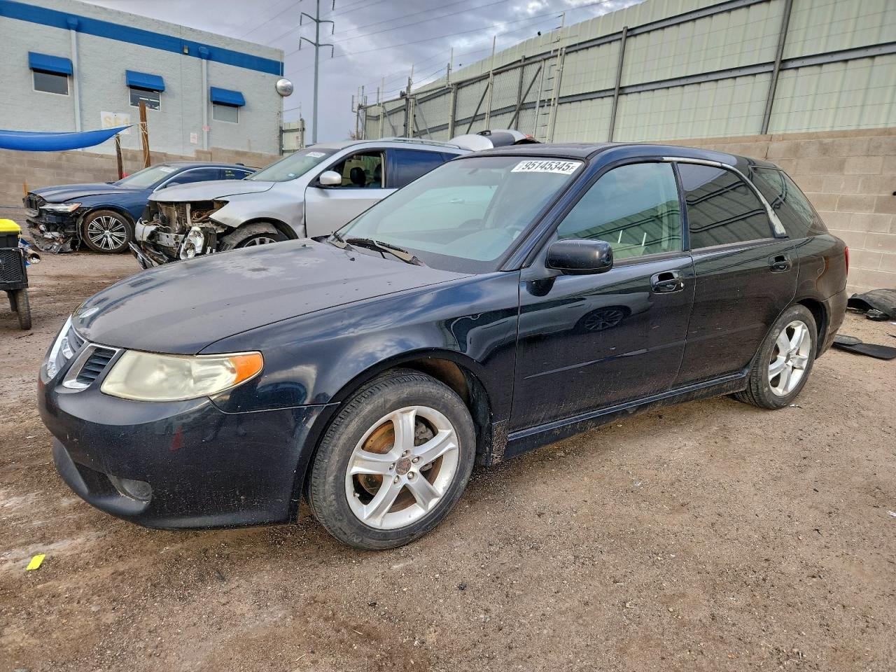 2005 Saab 9-2 Linear Black vin: JF4GG61655G050898