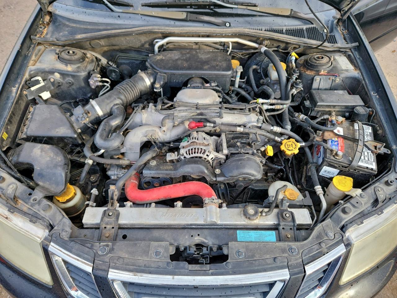 2005 Saab 9-2 Linear Black vin: JF4GG61655G050898