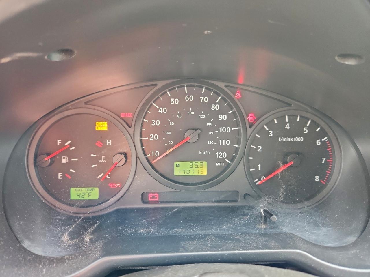 2005 Saab 9-2 Linear Black vin: JF4GG61655G050898