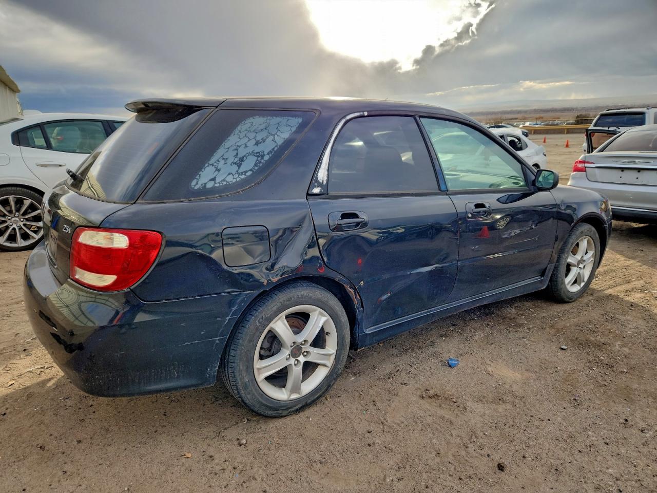 2005 Saab 9-2 Linear Black vin: JF4GG61655G050898