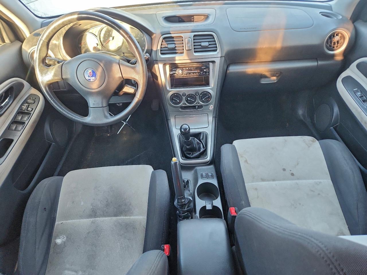 2005 Saab 9-2 Linear Black vin: JF4GG61655G050898