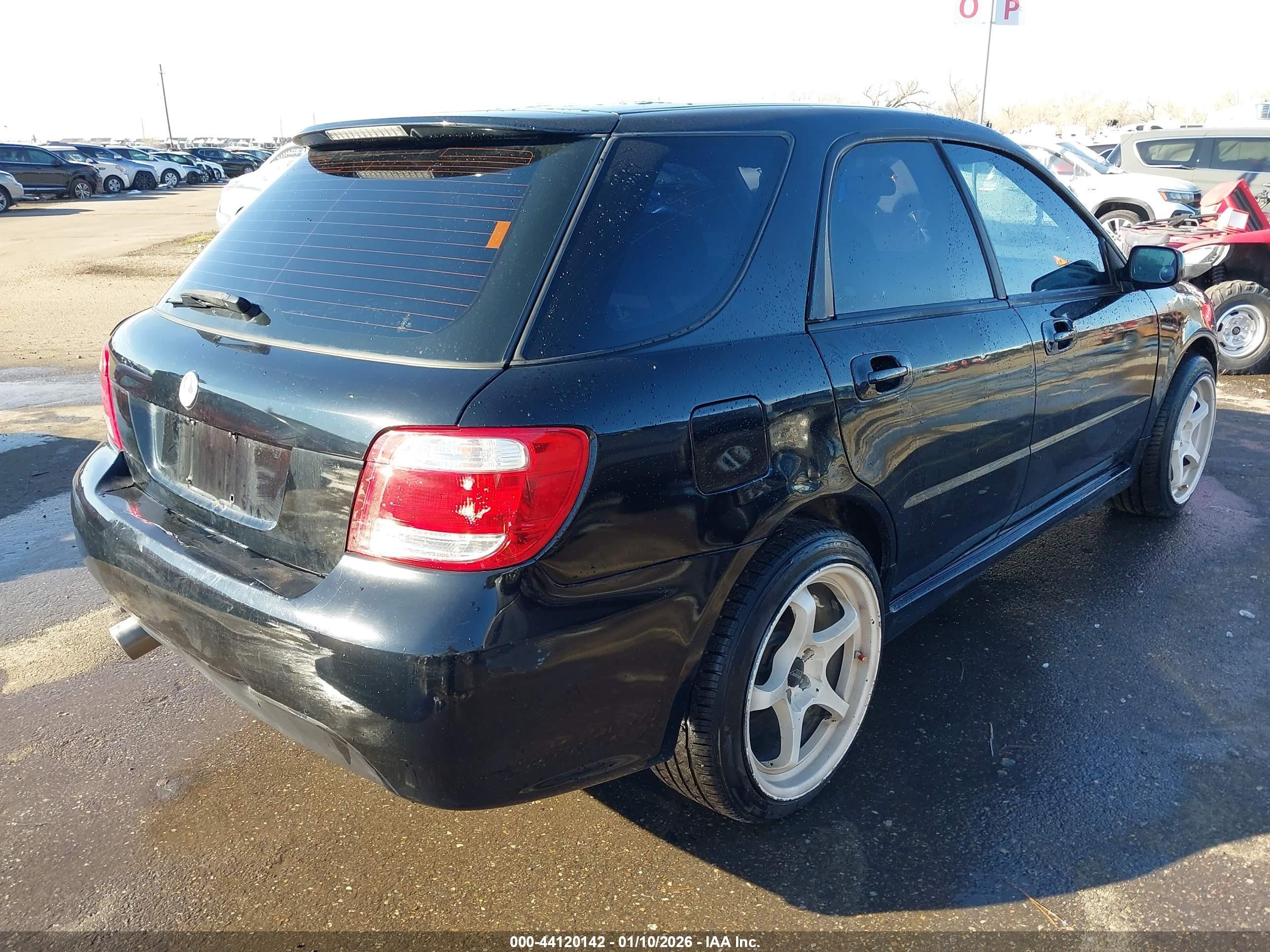 2005 Saab 9-2x Linear Black vin: JF4GG61665G057486
