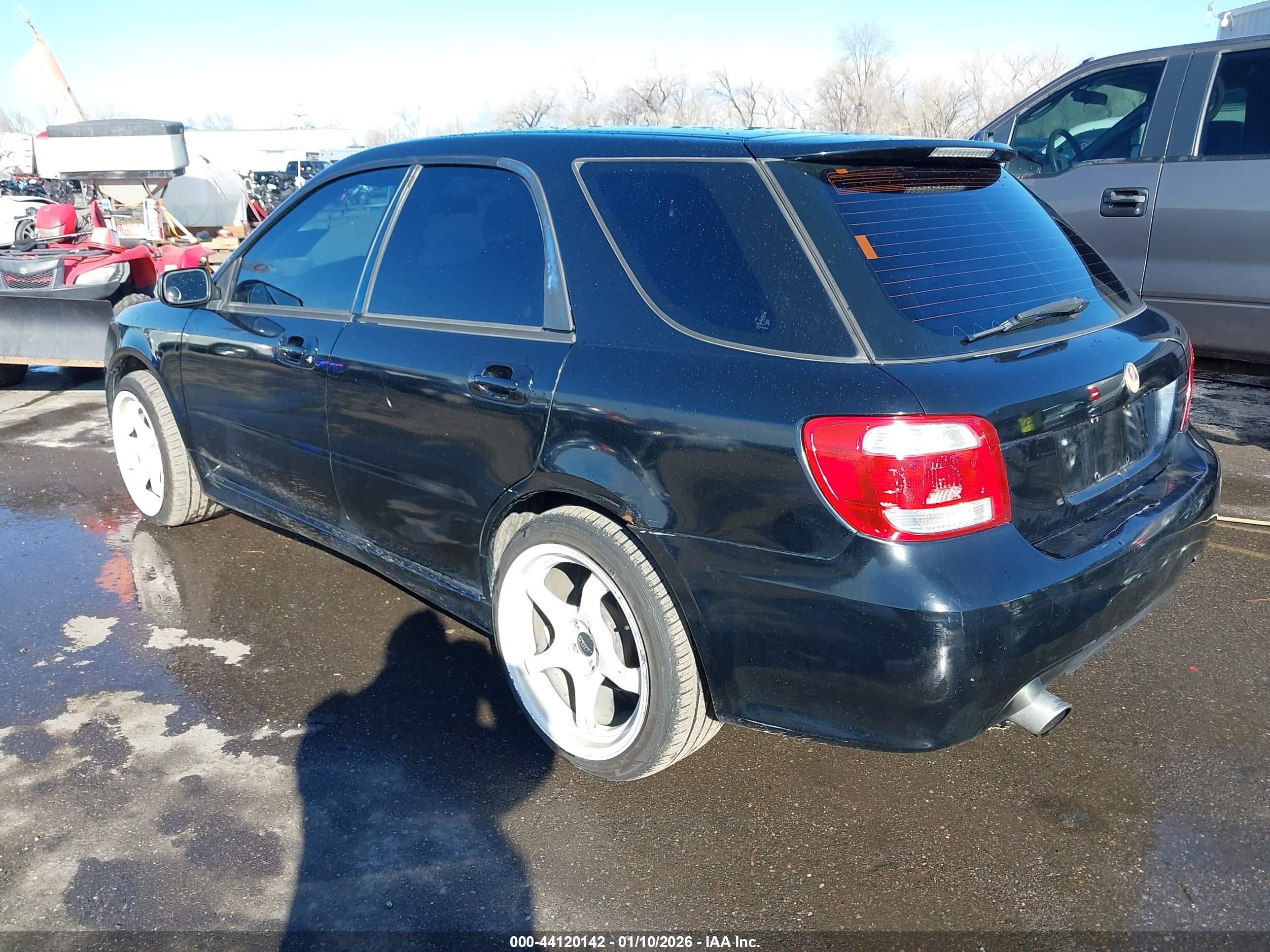 2005 Saab 9-2x Linear Black vin: JF4GG61665G057486