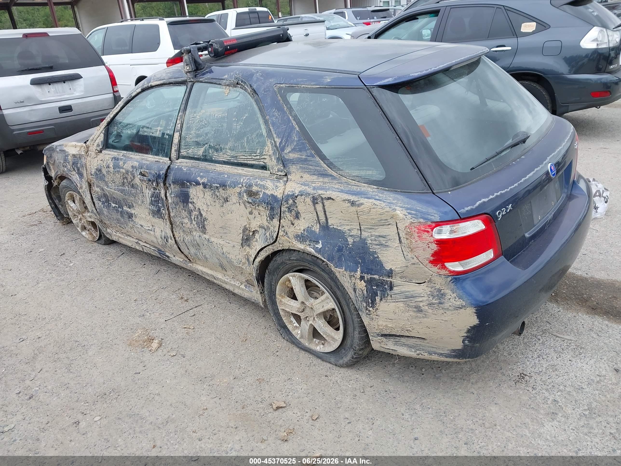 2005 Saab 9-2x Linear Синий vin: JF4GG61665H051357