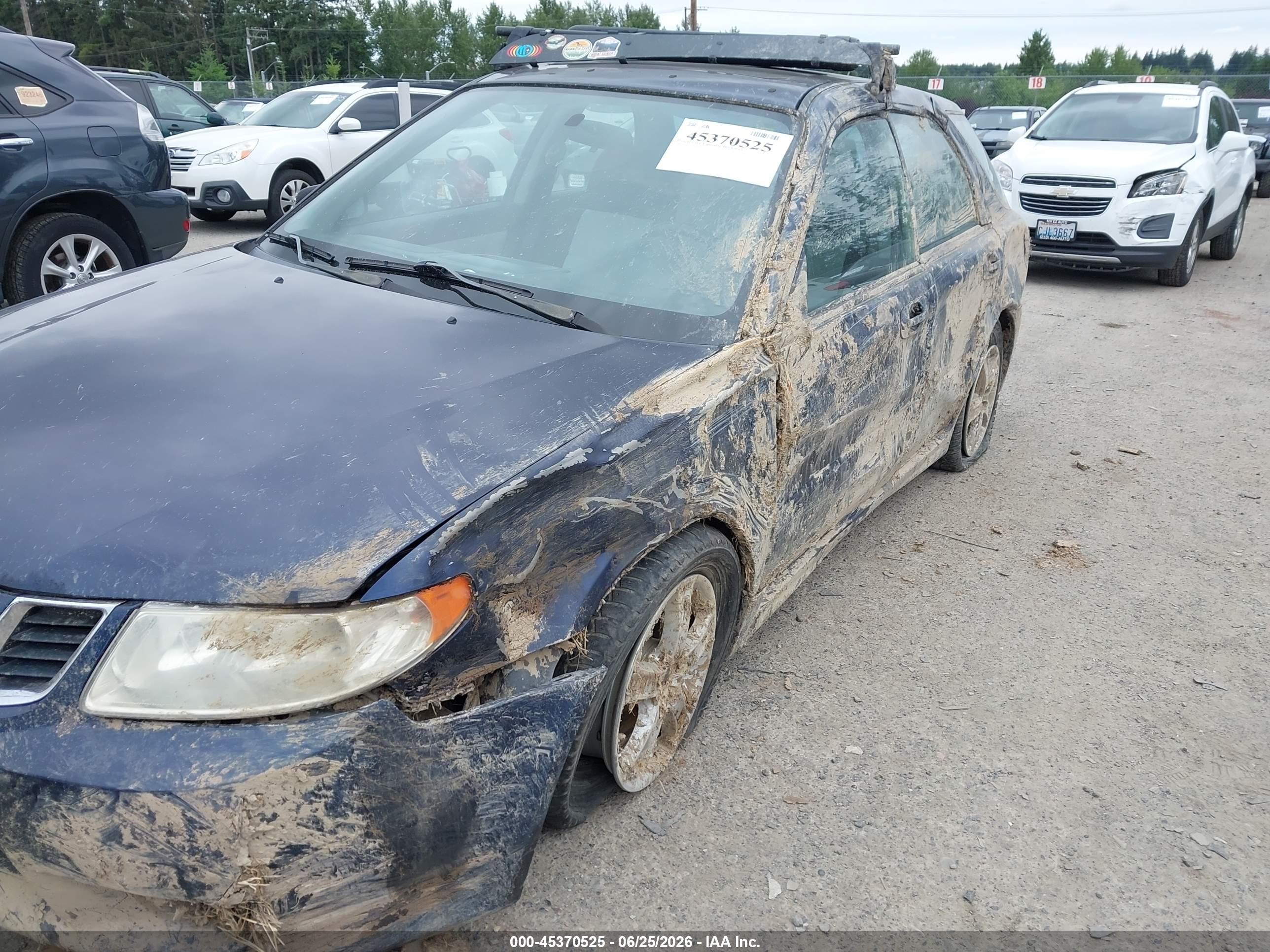 2005 Saab 9-2x Linear Синий vin: JF4GG61665H051357