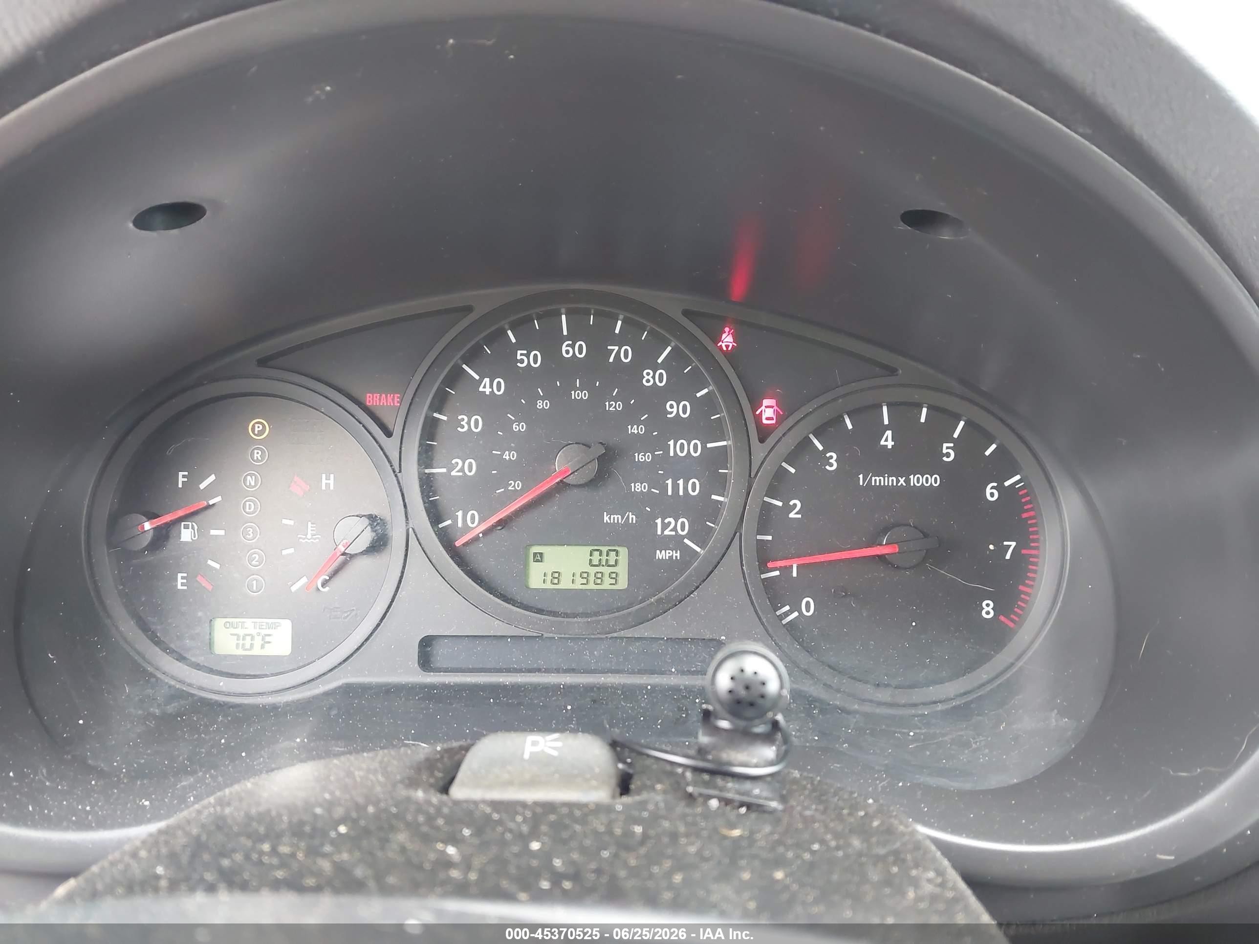 2005 Saab 9-2x Linear Синий vin: JF4GG61665H051357