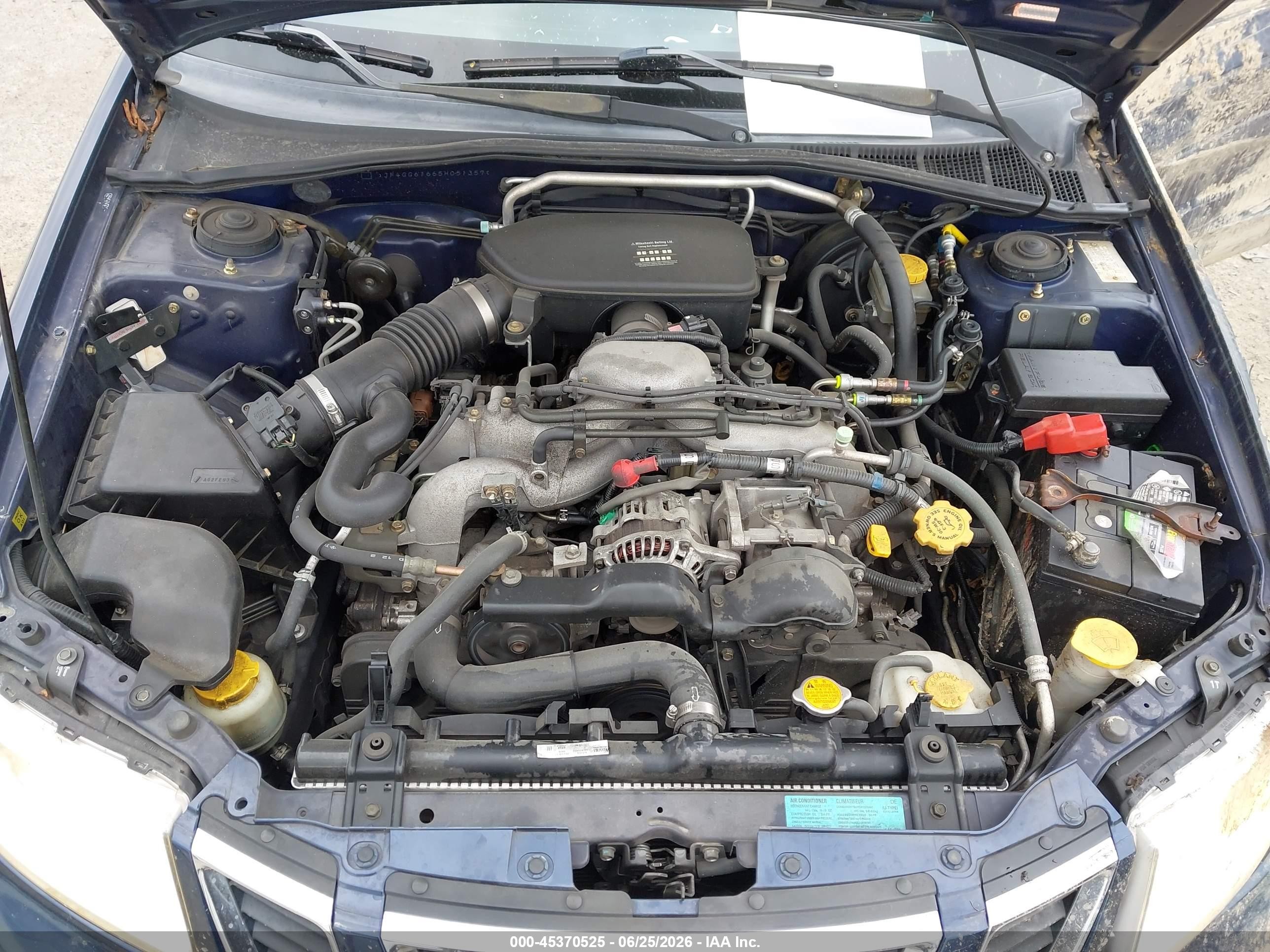 2005 Saab 9-2x Linear Синий vin: JF4GG61665H051357