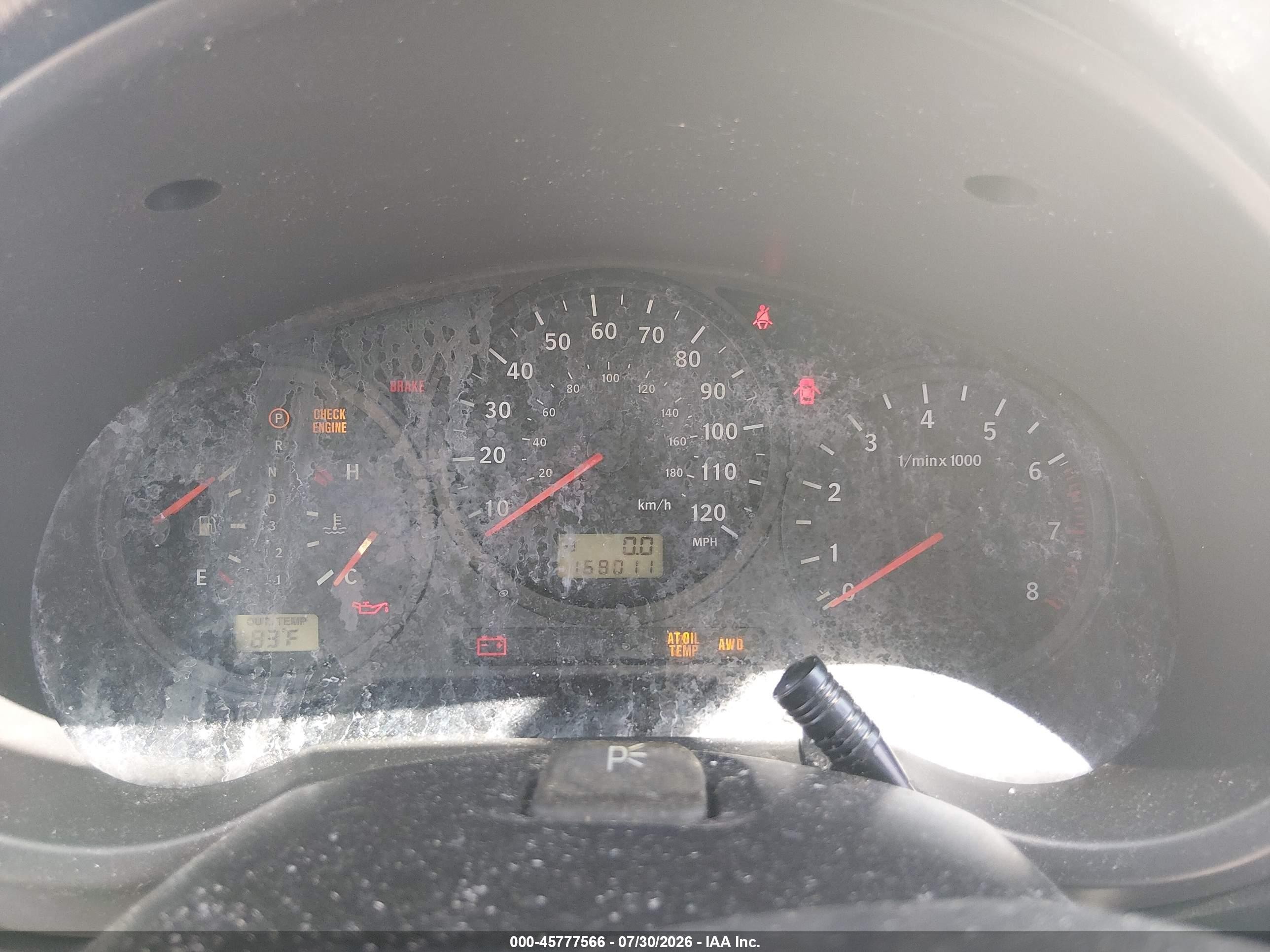 2005 Saab 9-2x Linear Серебряный vin: JF4GG61665H055361
