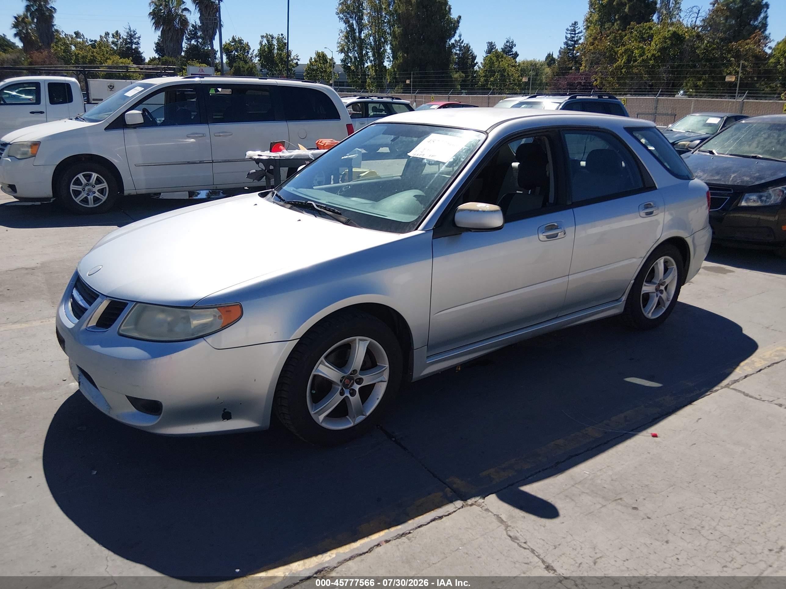 2005 Saab 9-2x Linear Серебряный vin: JF4GG61665H055361