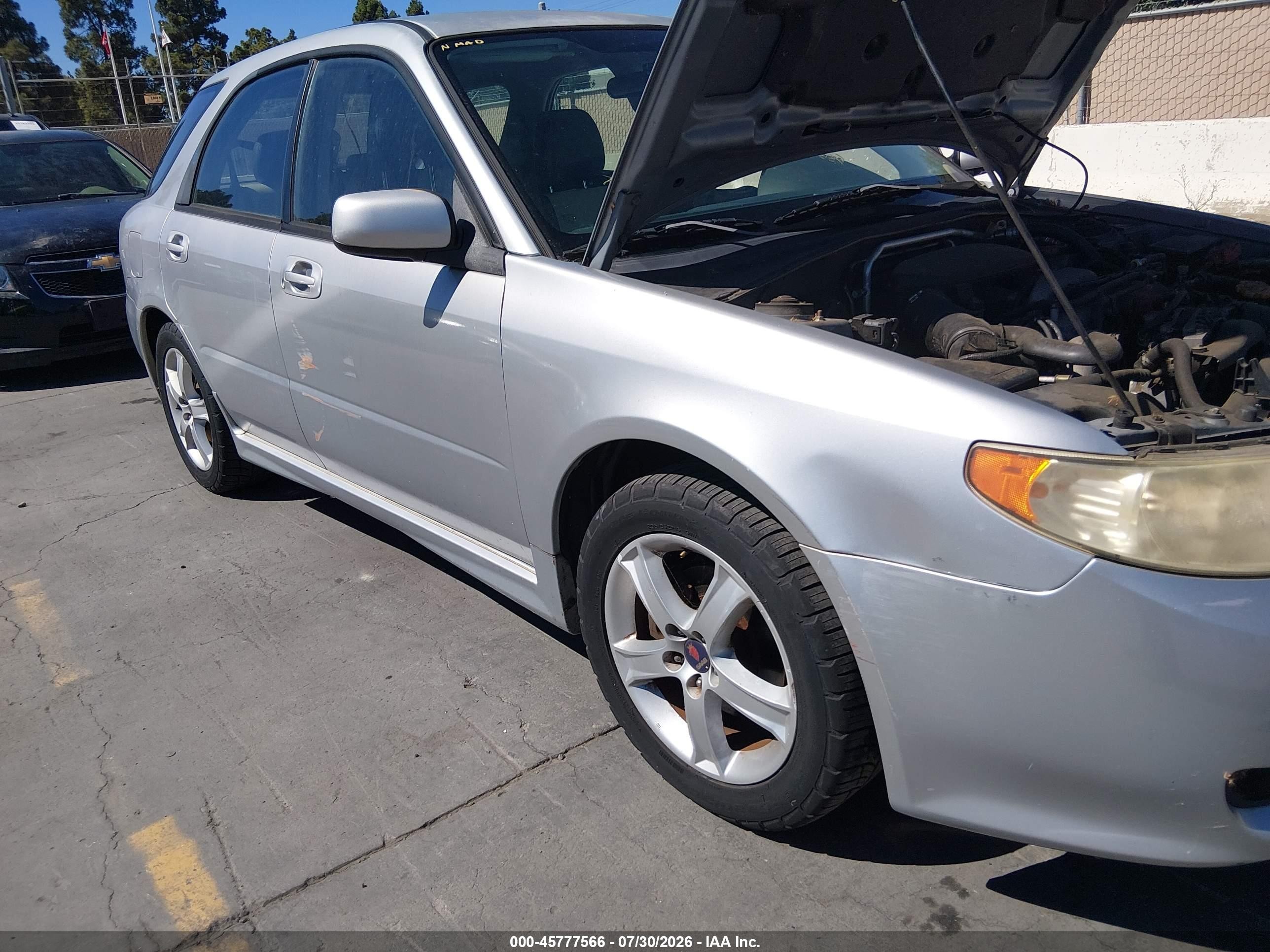 2005 Saab 9-2x Linear Серебряный vin: JF4GG61665H055361
