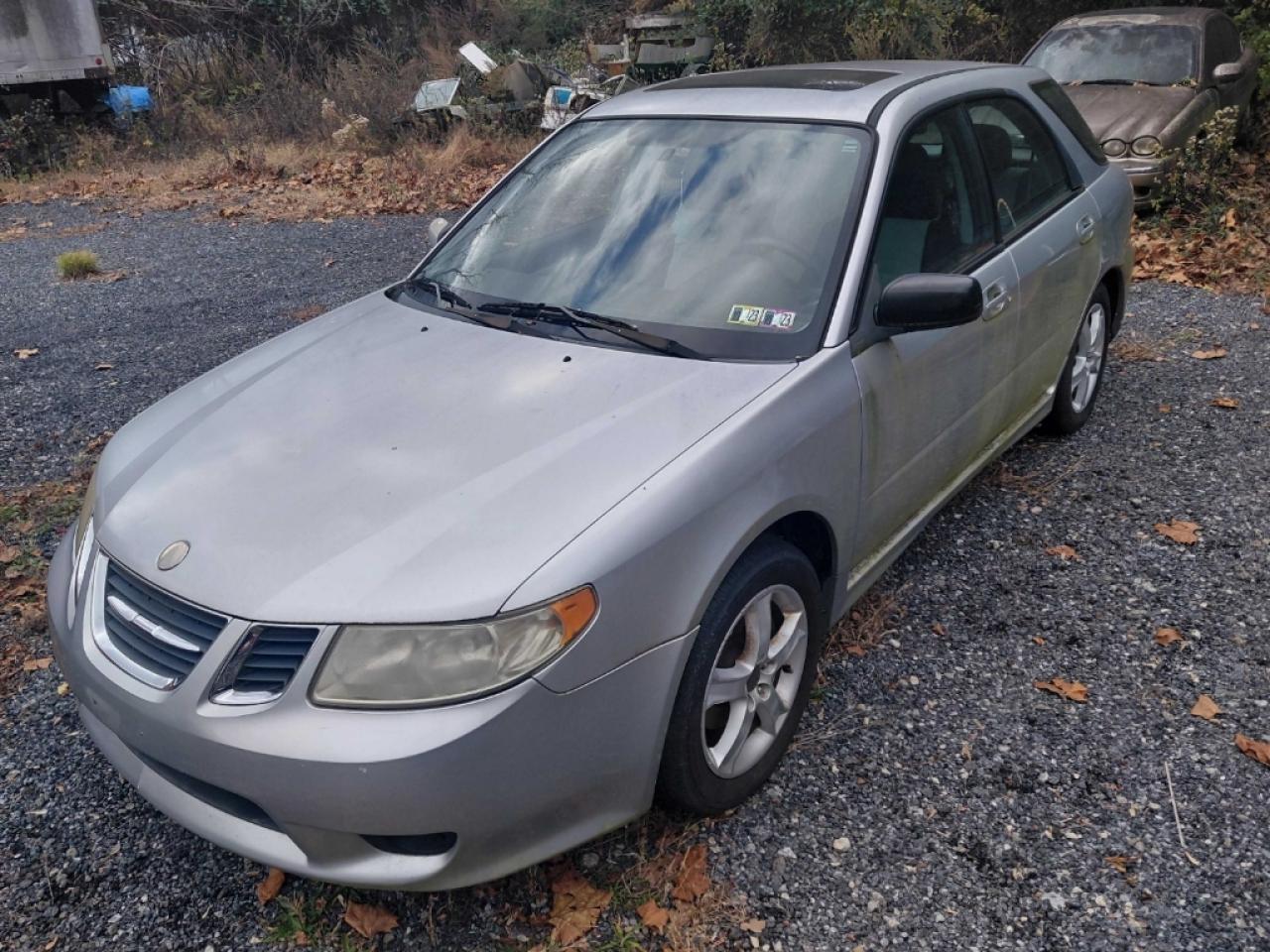 2005 Saab 9-2 Linear Silver vin: JF4GG61675H057703