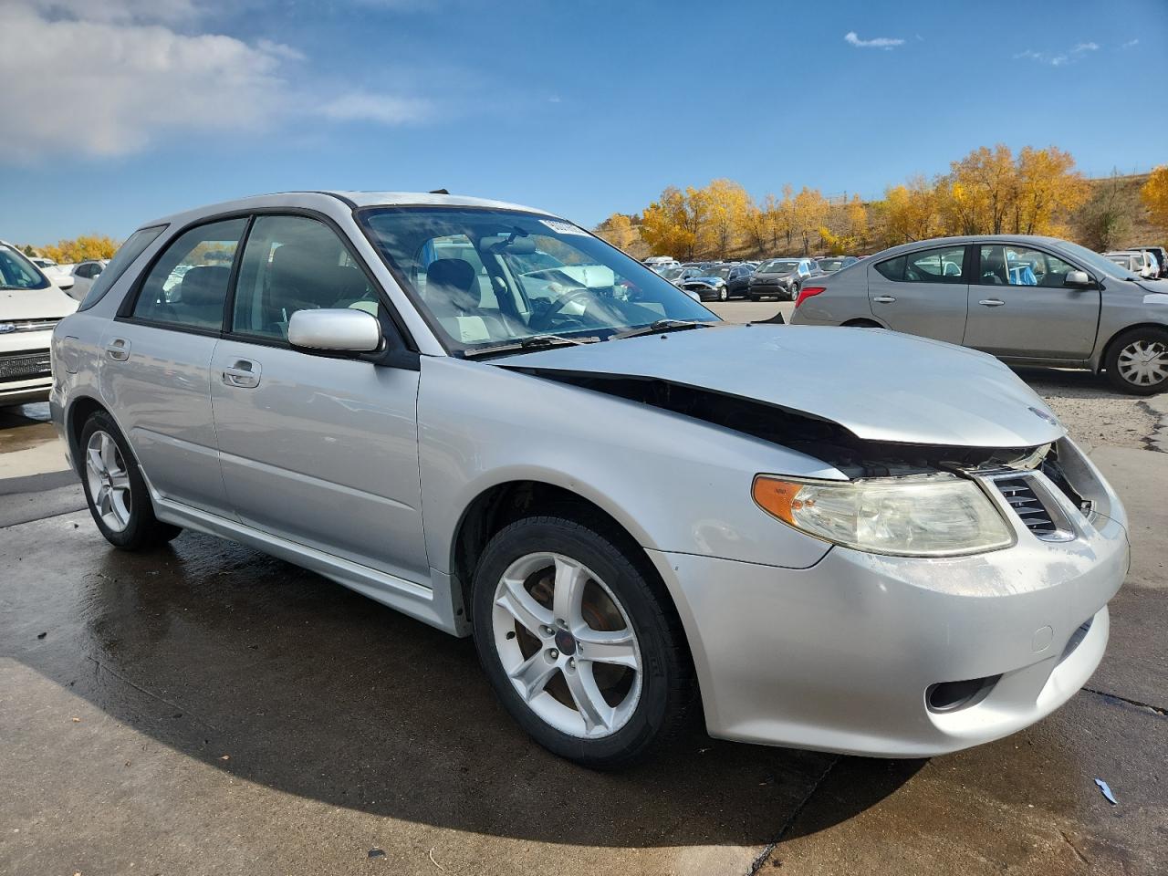 2005 Saab 9-2 Linear Silver vin: JF4GG61685G051088