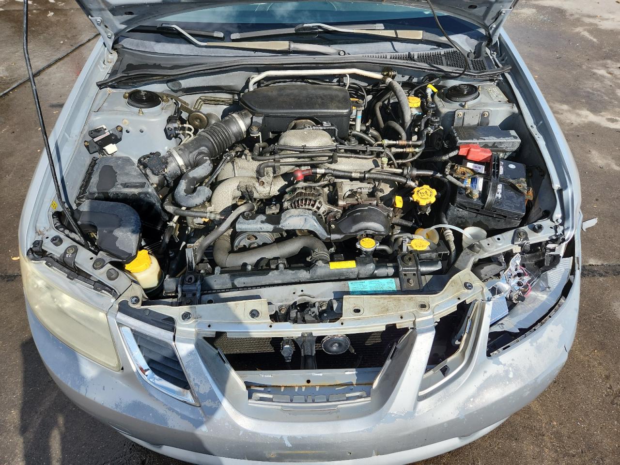 2005 Saab 9-2 Linear Silver vin: JF4GG61685G051088