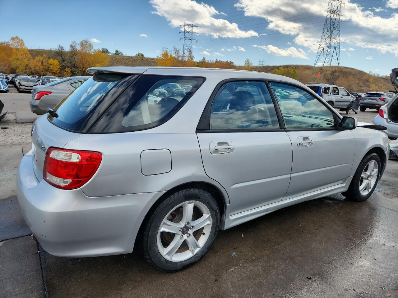 2005 Saab 9-2 Linear Silver vin: JF4GG61685G051088