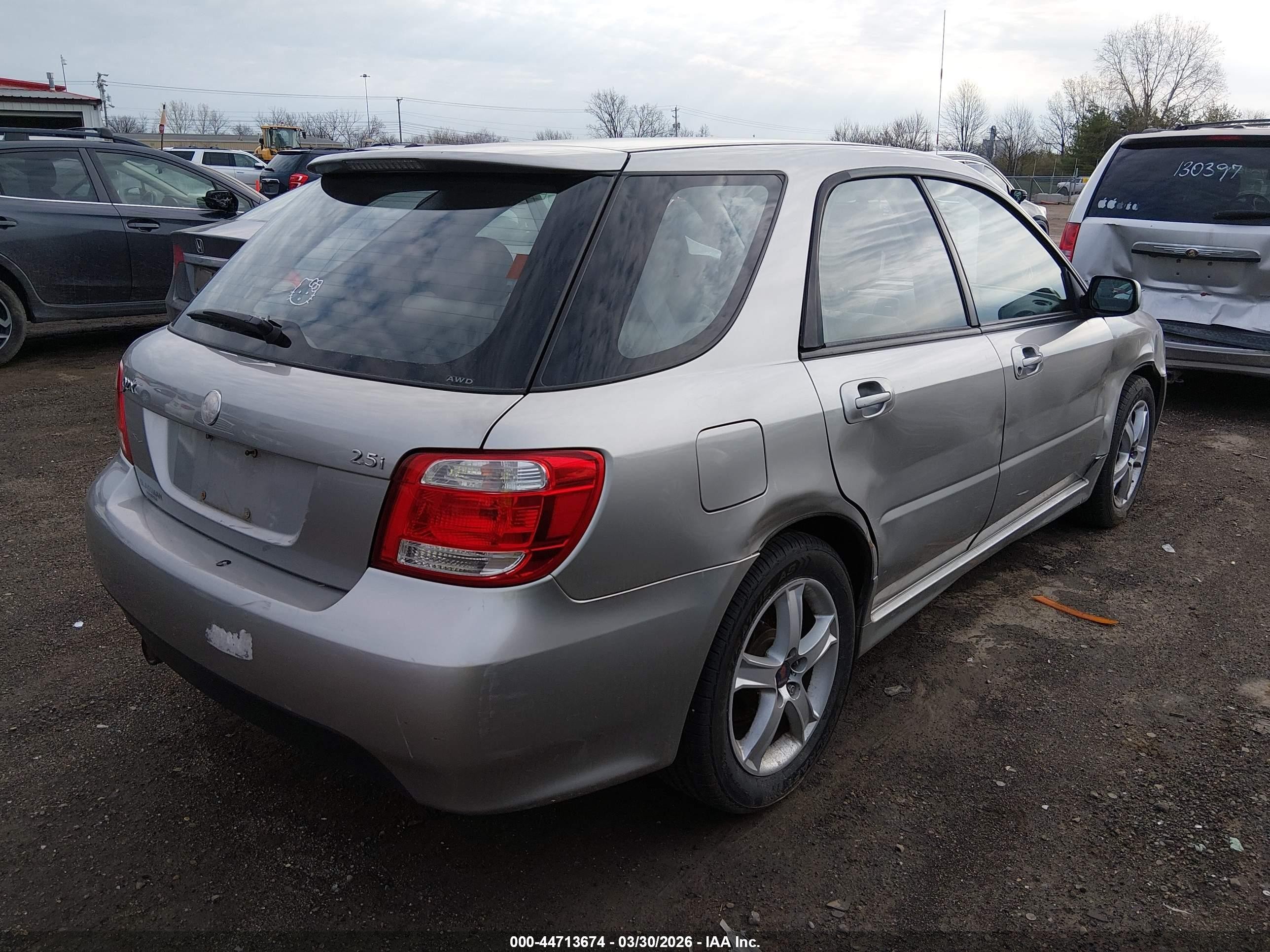 2005 Saab 9-2x Linear Silver vin: JF4GG616X5H057579
