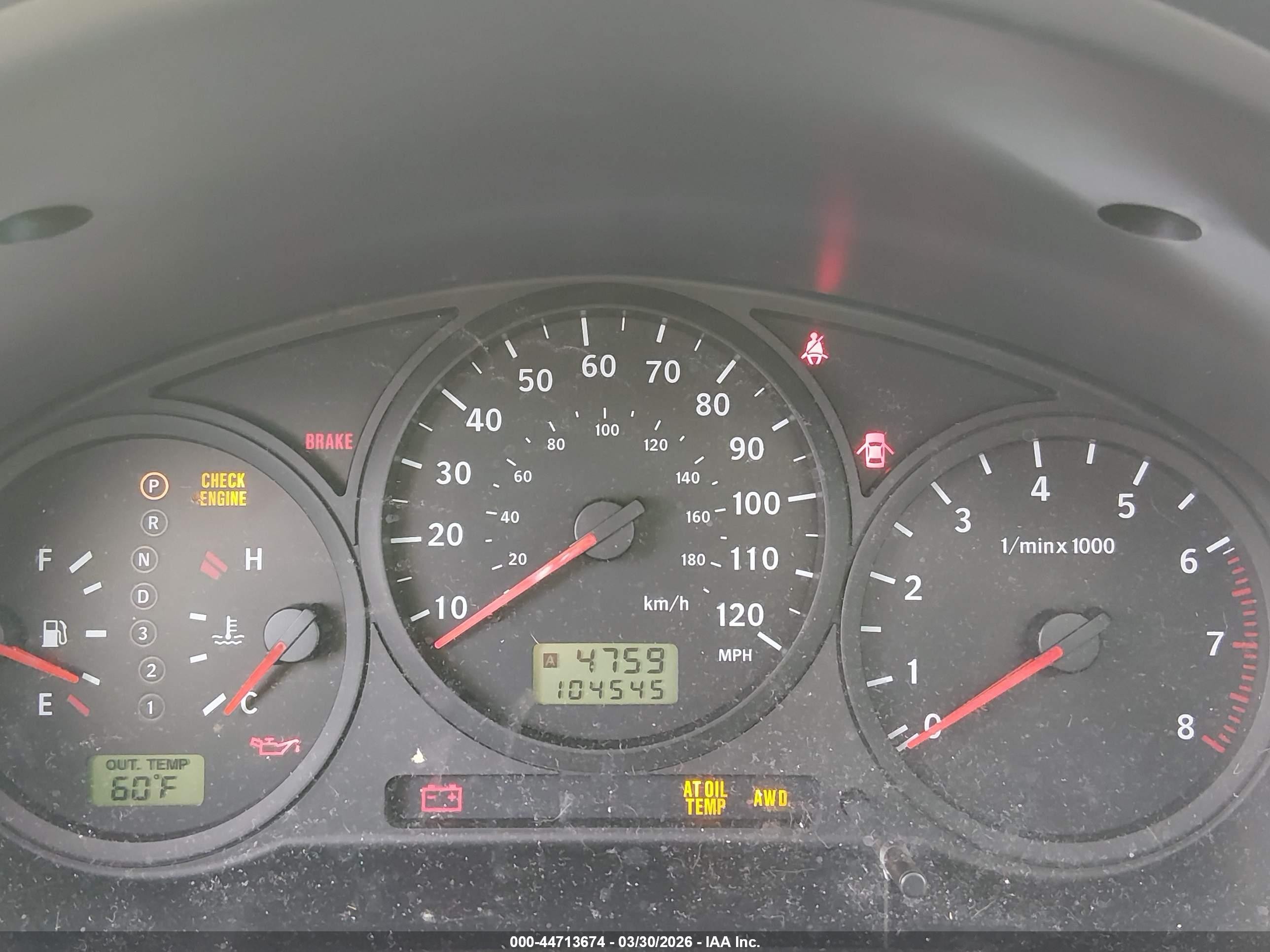 2005 Saab 9-2x Linear Silver vin: JF4GG616X5H057579