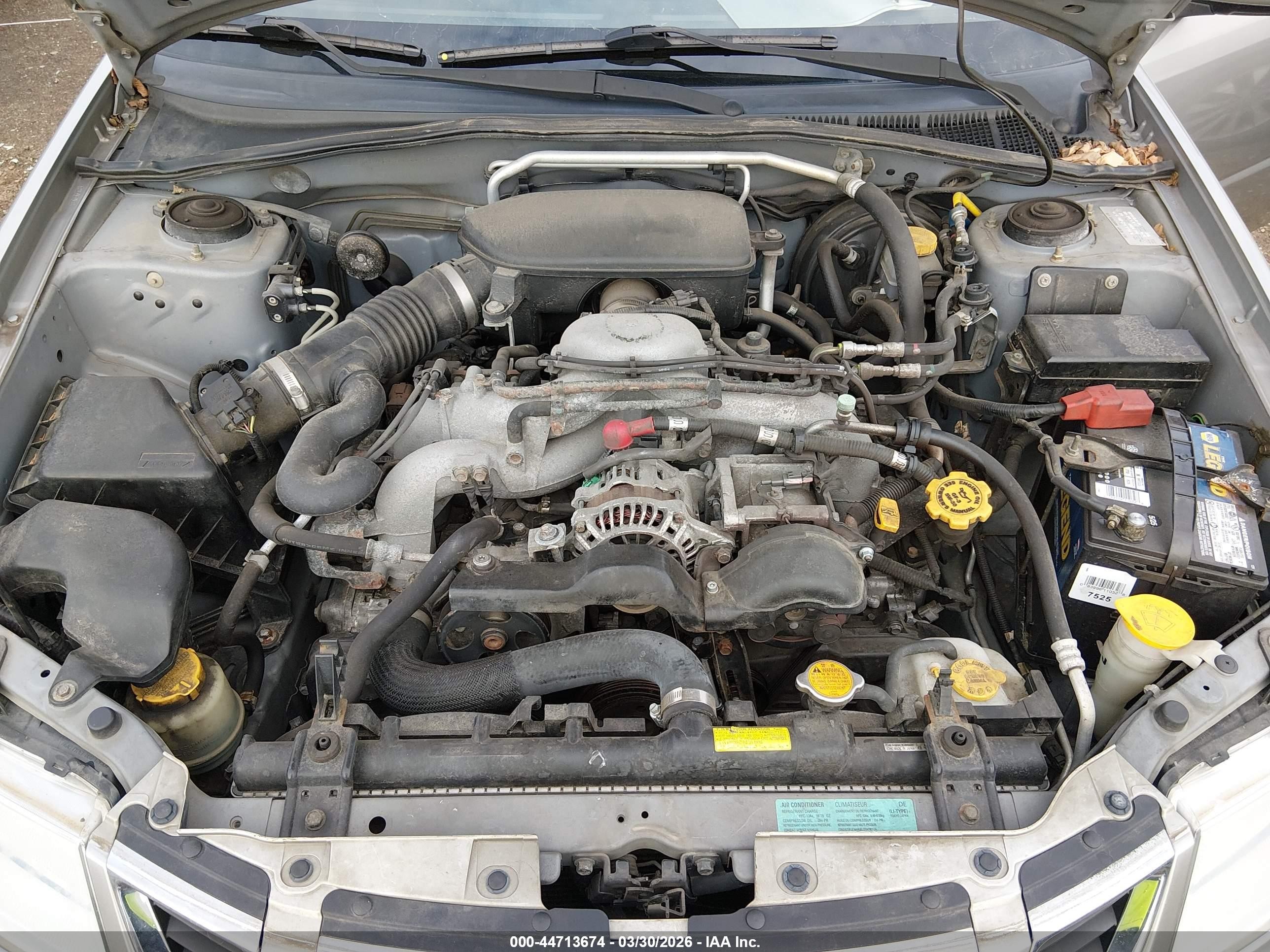 2005 Saab 9-2x Linear Silver vin: JF4GG616X5H057579