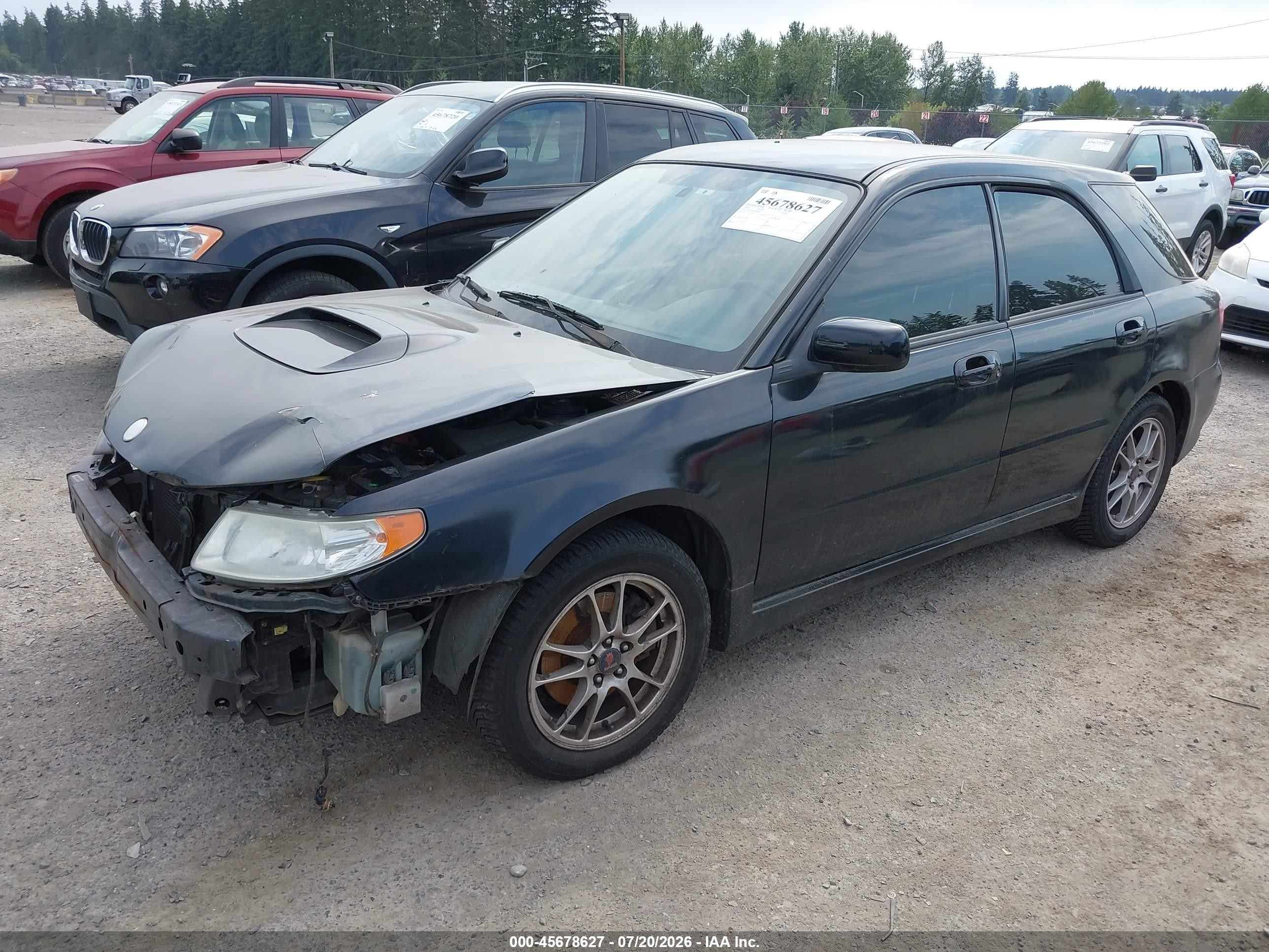2006 Saab 9-2x Aero Черный vin: JF4GG72676H050031
