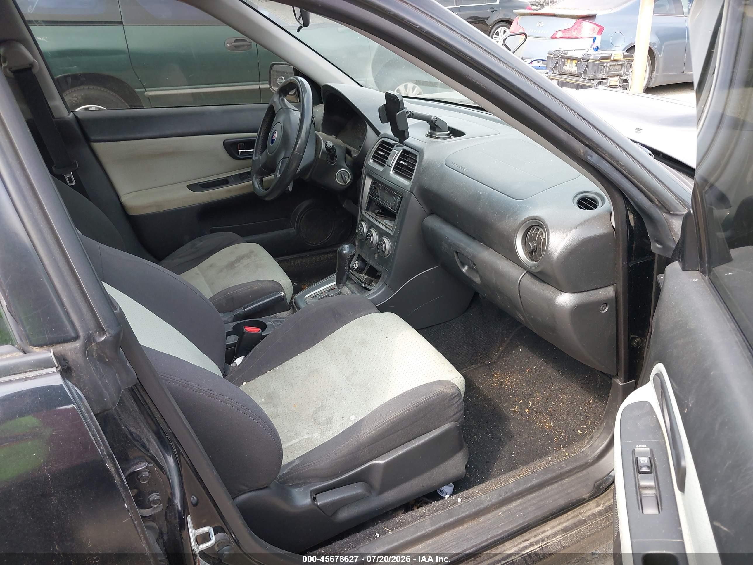 2006 Saab 9-2x Aero Черный vin: JF4GG72676H050031