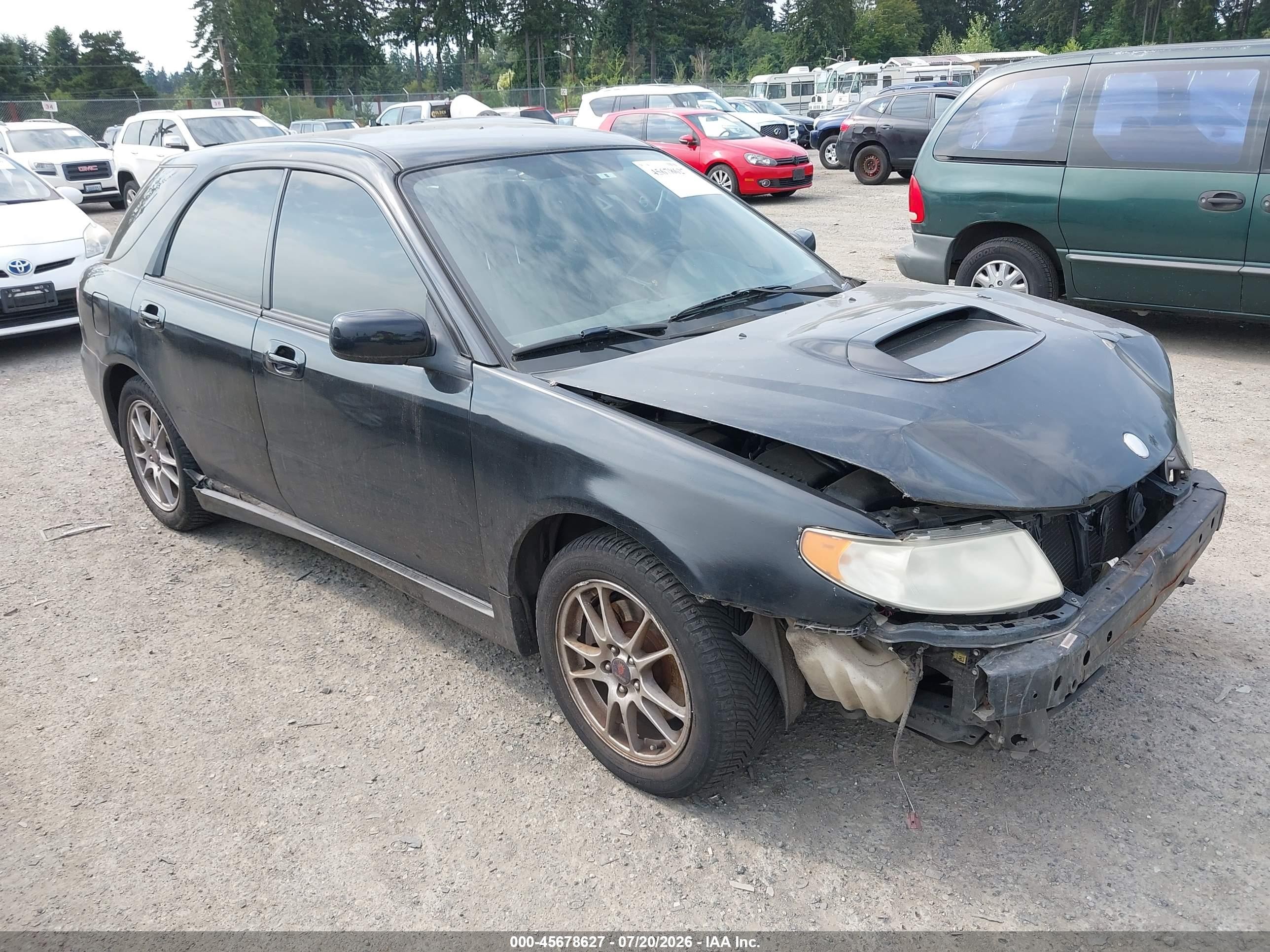 2006 Saab 9-2x Aero Черный vin: JF4GG72676H050031