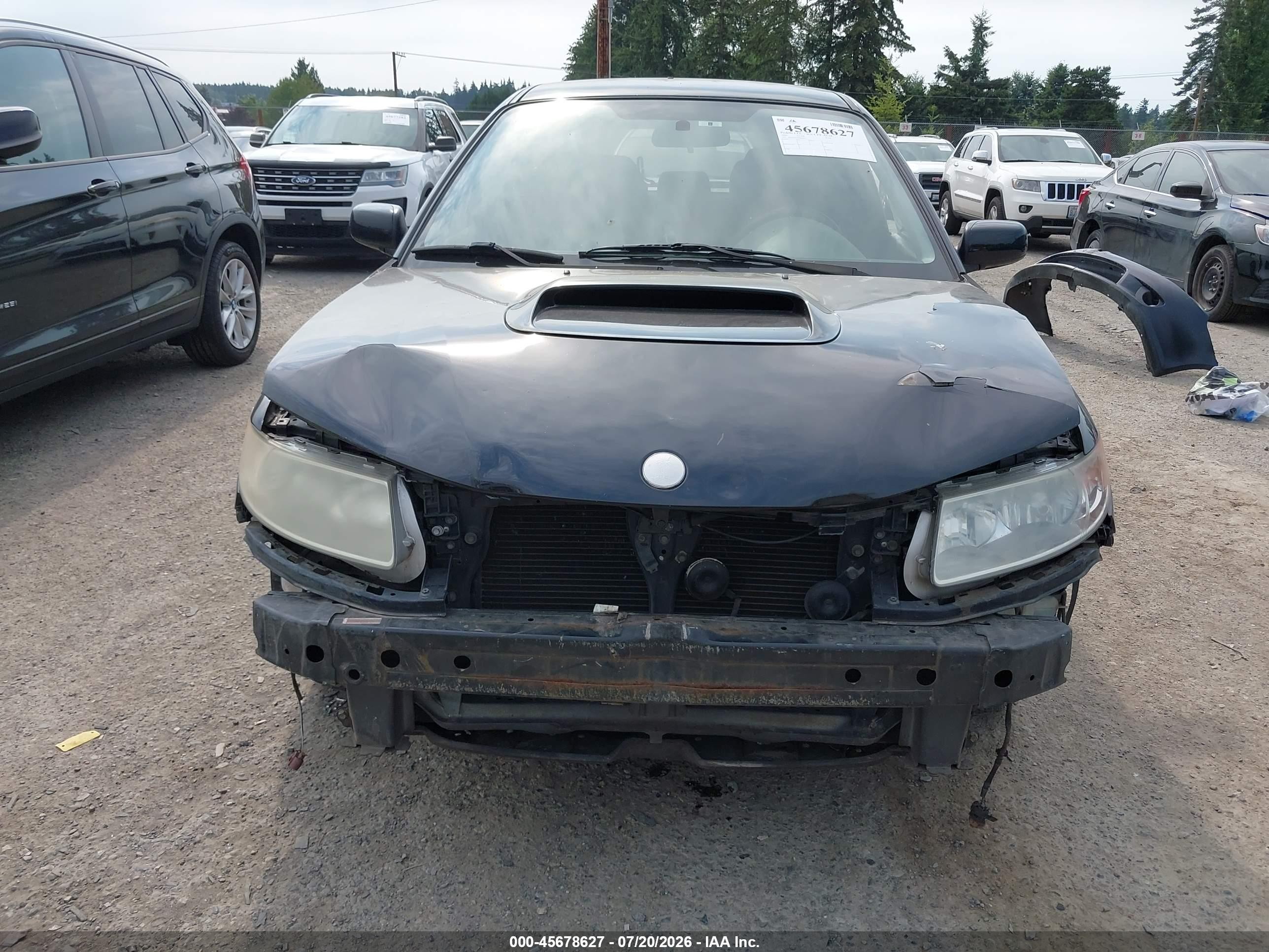 2006 Saab 9-2x Aero Черный vin: JF4GG72676H050031