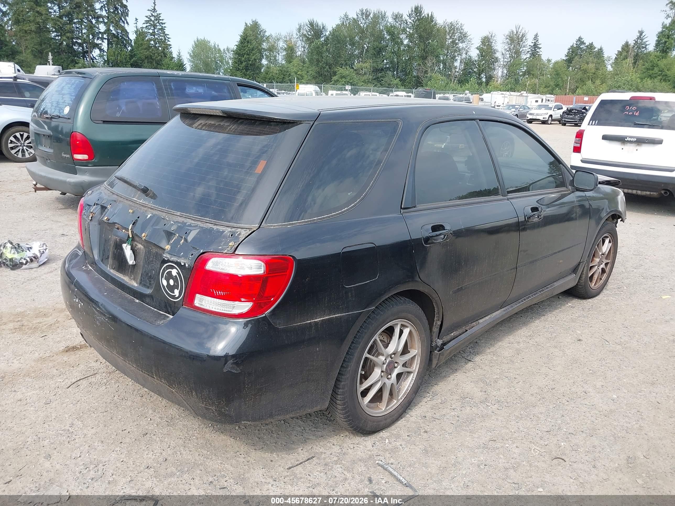 2006 Saab 9-2x Aero Черный vin: JF4GG72676H050031