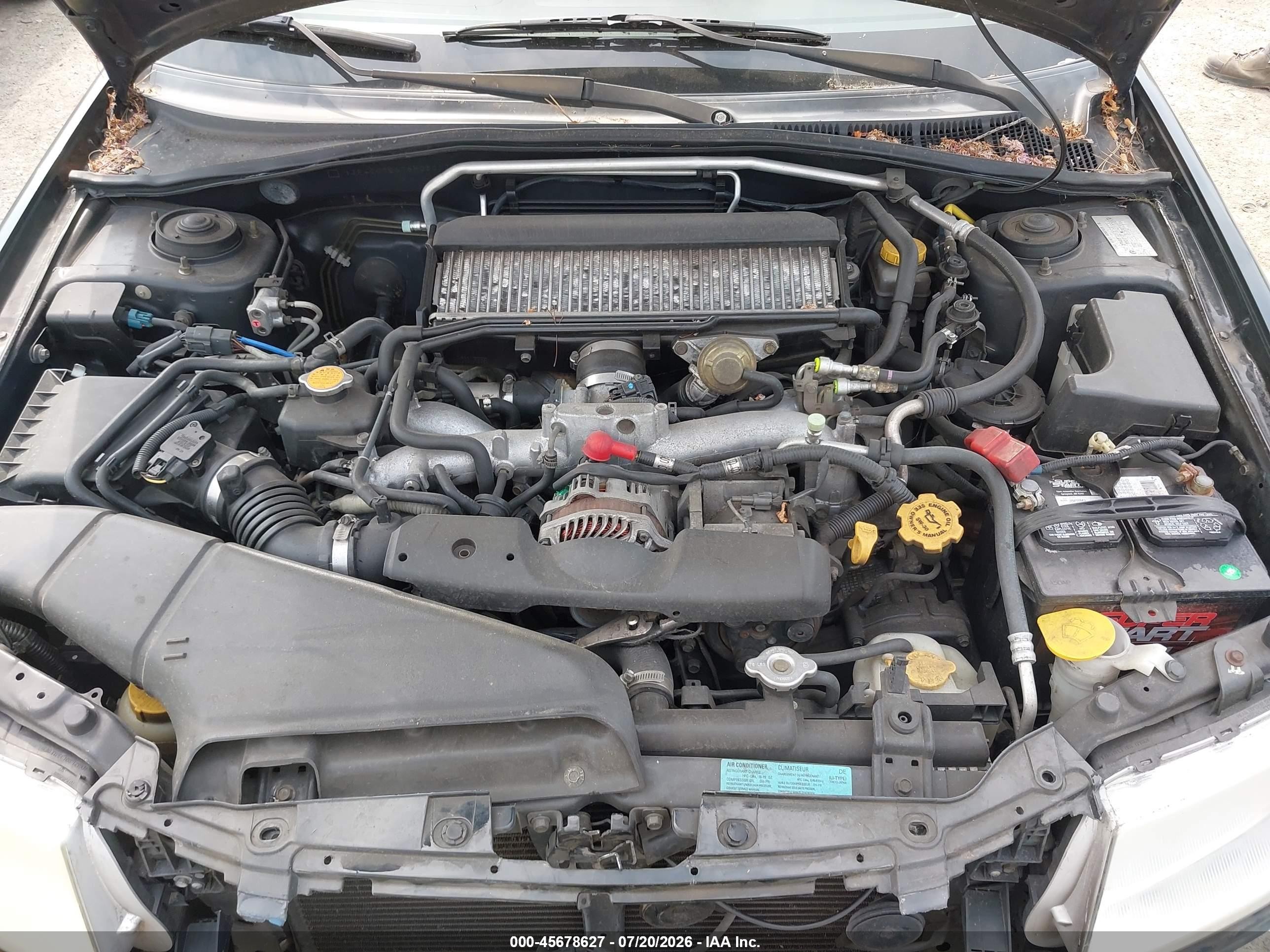 2006 Saab 9-2x Aero Черный vin: JF4GG72676H050031