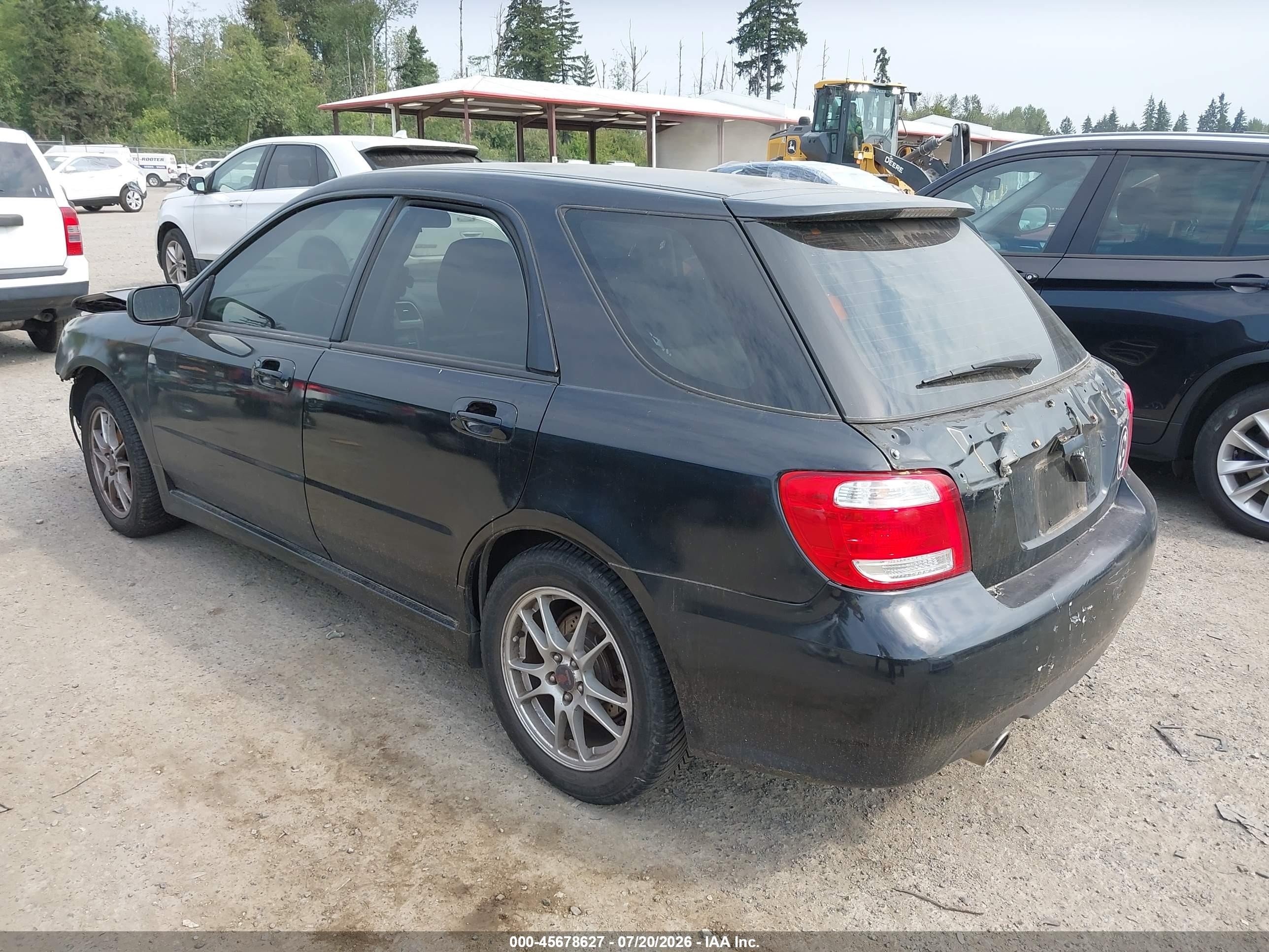 2006 Saab 9-2x Aero Черный vin: JF4GG72676H050031