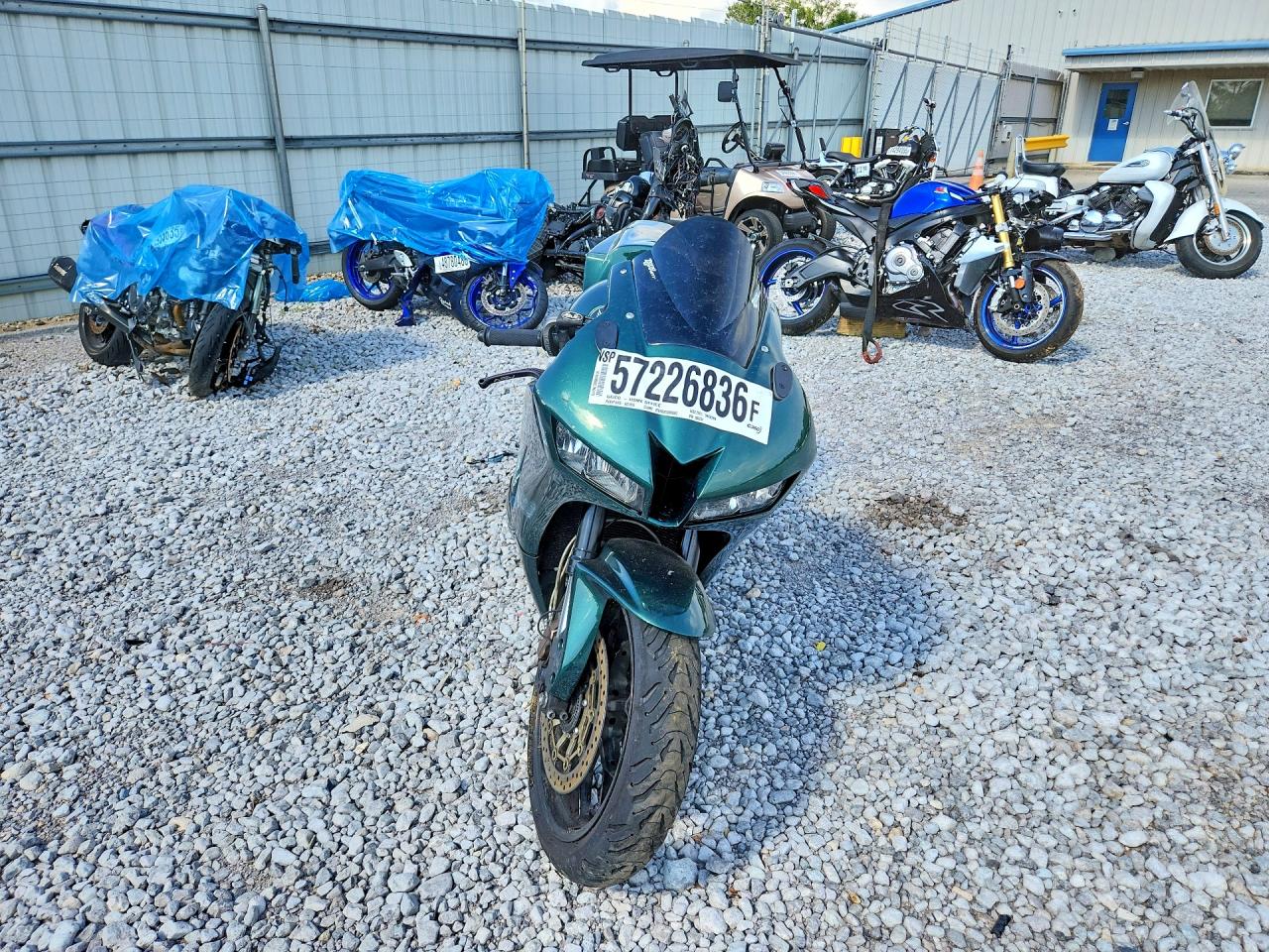 2015 Honda Cbr600 Ra Green vin: JH2PC4086FK800034