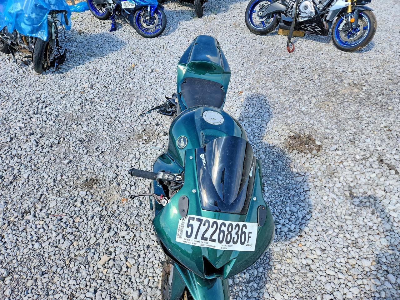 2015 Honda Cbr600 Ra Green vin: JH2PC4086FK800034