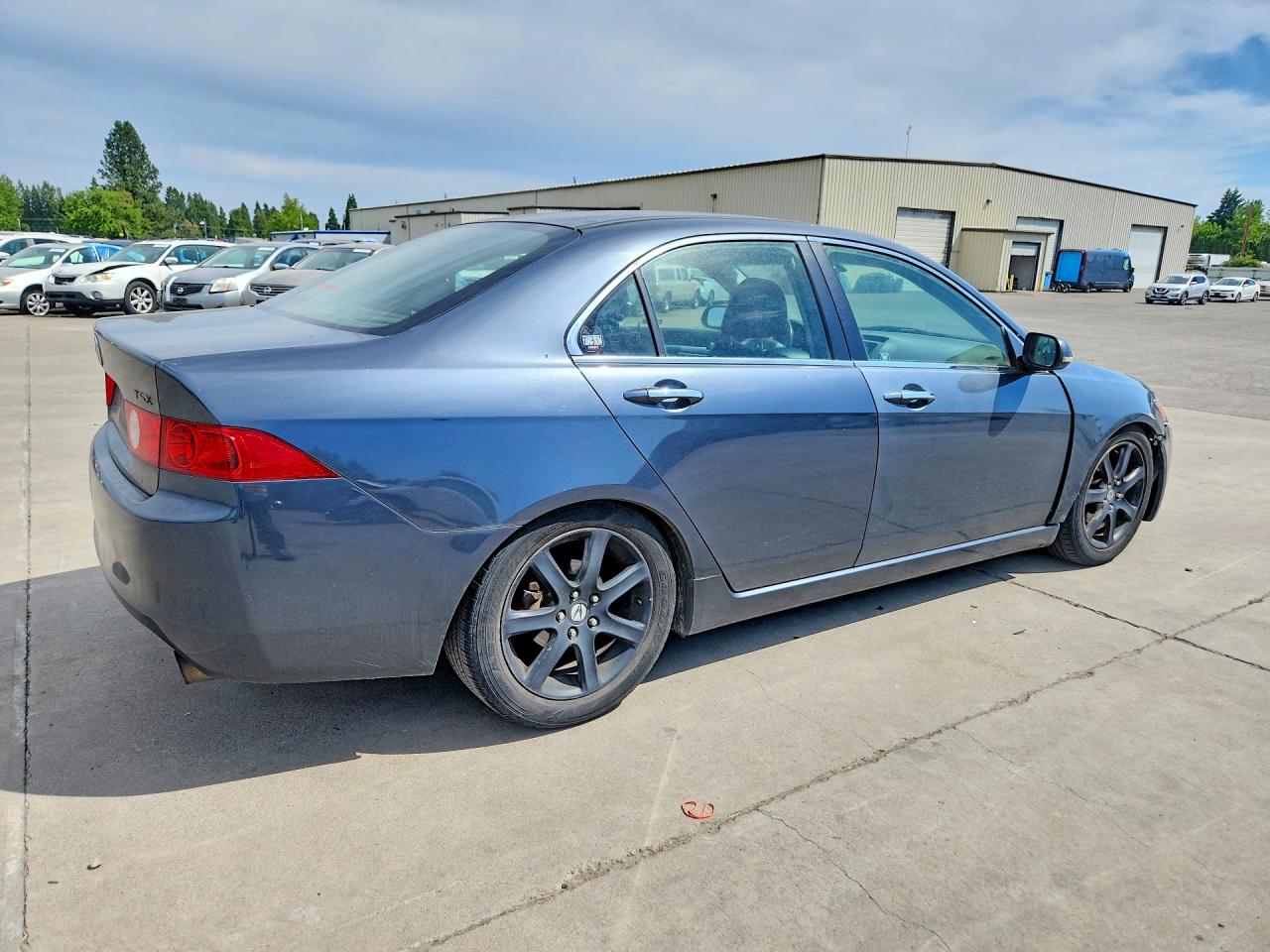 2004 Acura Tsx Gray vin: JH4CL95804C013048