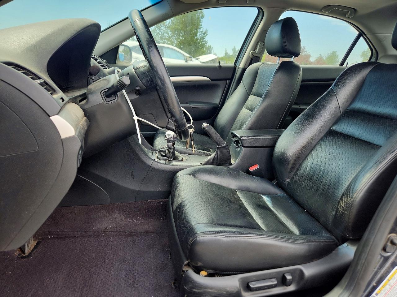 2004 Acura Tsx Gray vin: JH4CL95804C013048