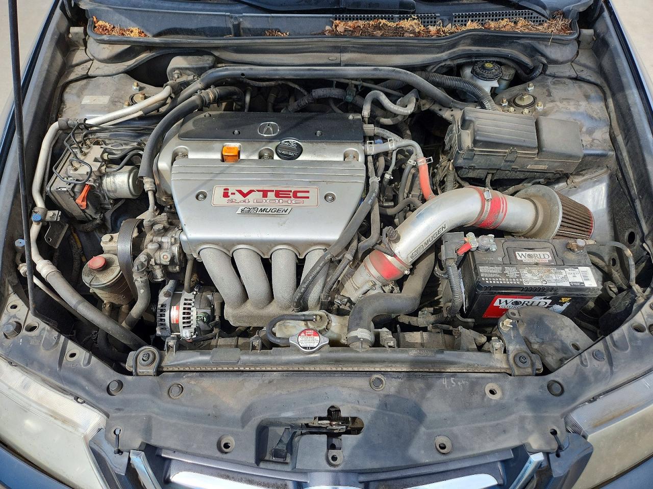 2004 Acura Tsx Gray vin: JH4CL95804C013048