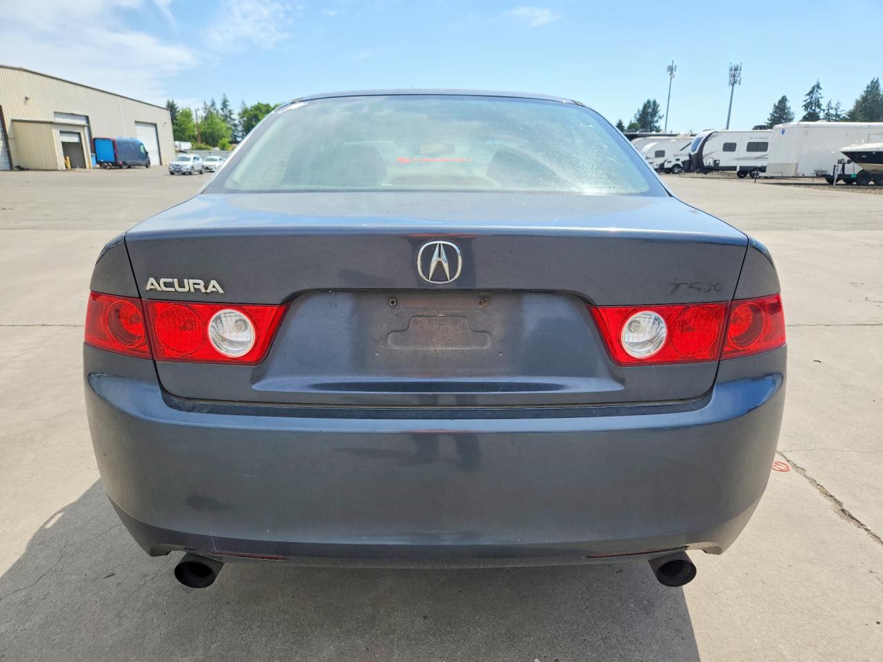 2004 Acura Tsx Gray vin: JH4CL95804C013048