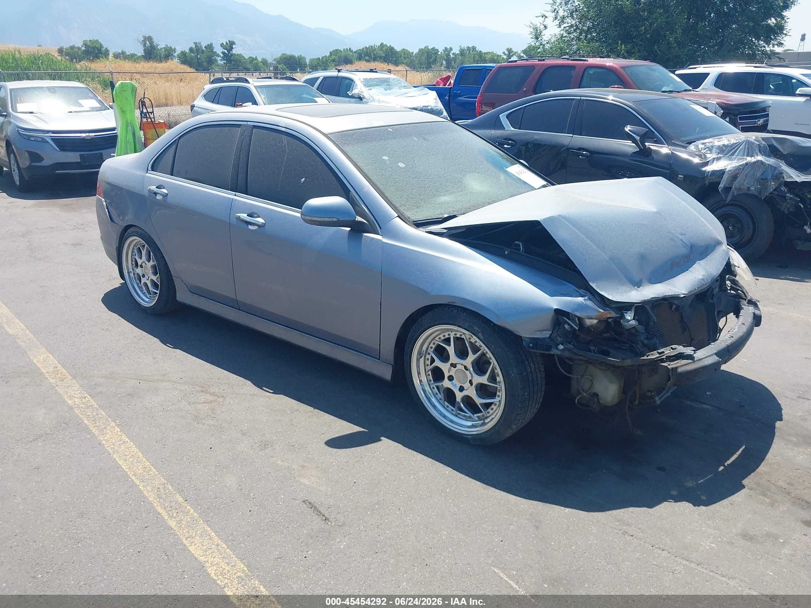 2008 Acura Tsx   Blue vin: JH4CL95808C015243