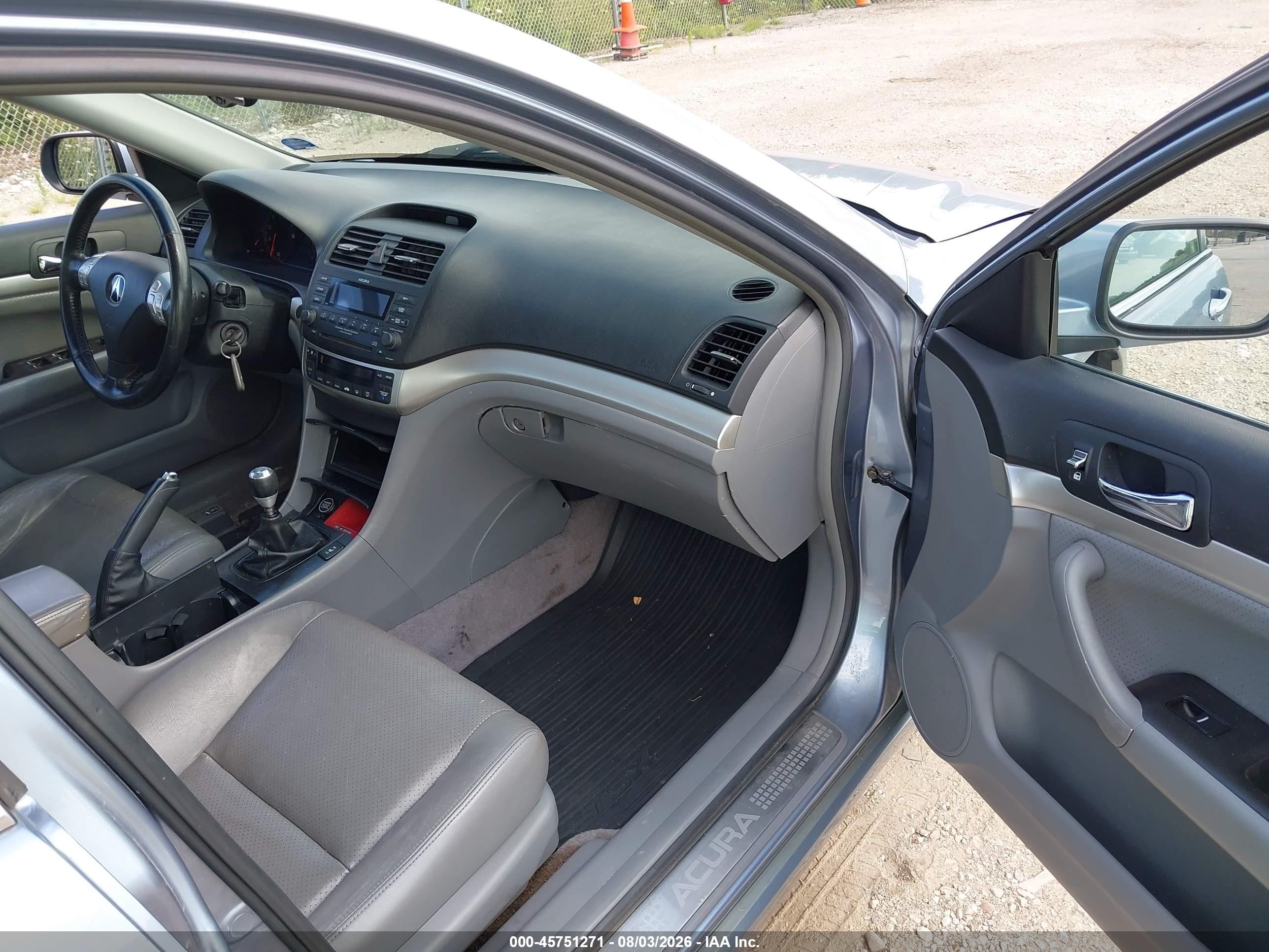 2004 Acura Tsx   Синий vin: JH4CL95814C000387