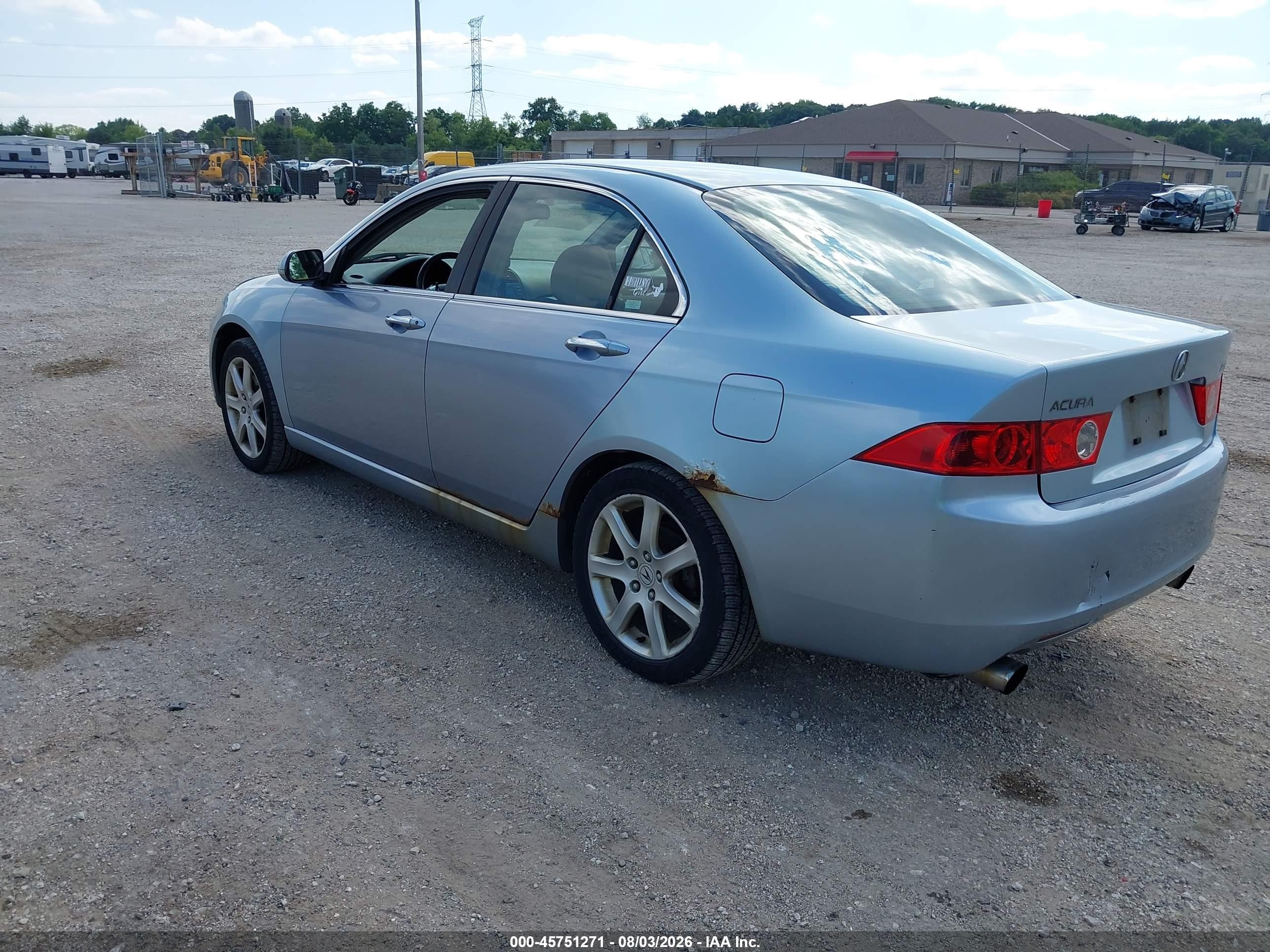 2004 Acura Tsx   Синий vin: JH4CL95814C000387