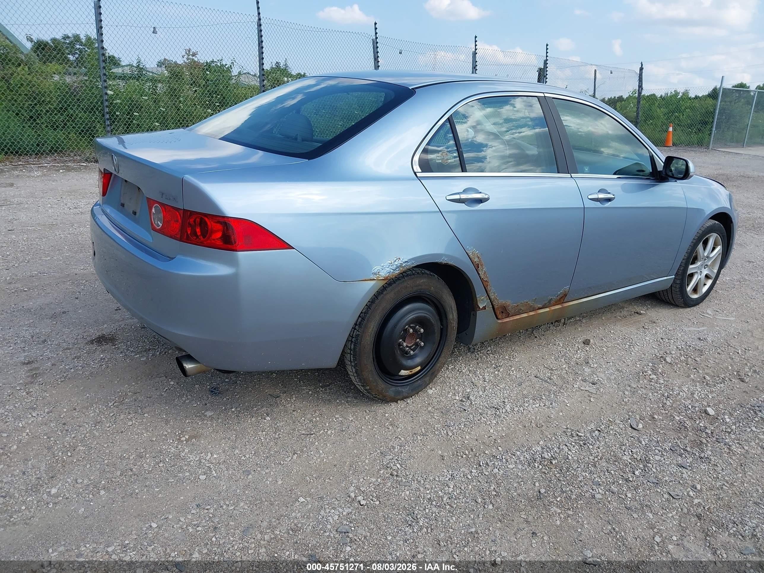 2004 Acura Tsx   Синий vin: JH4CL95814C000387