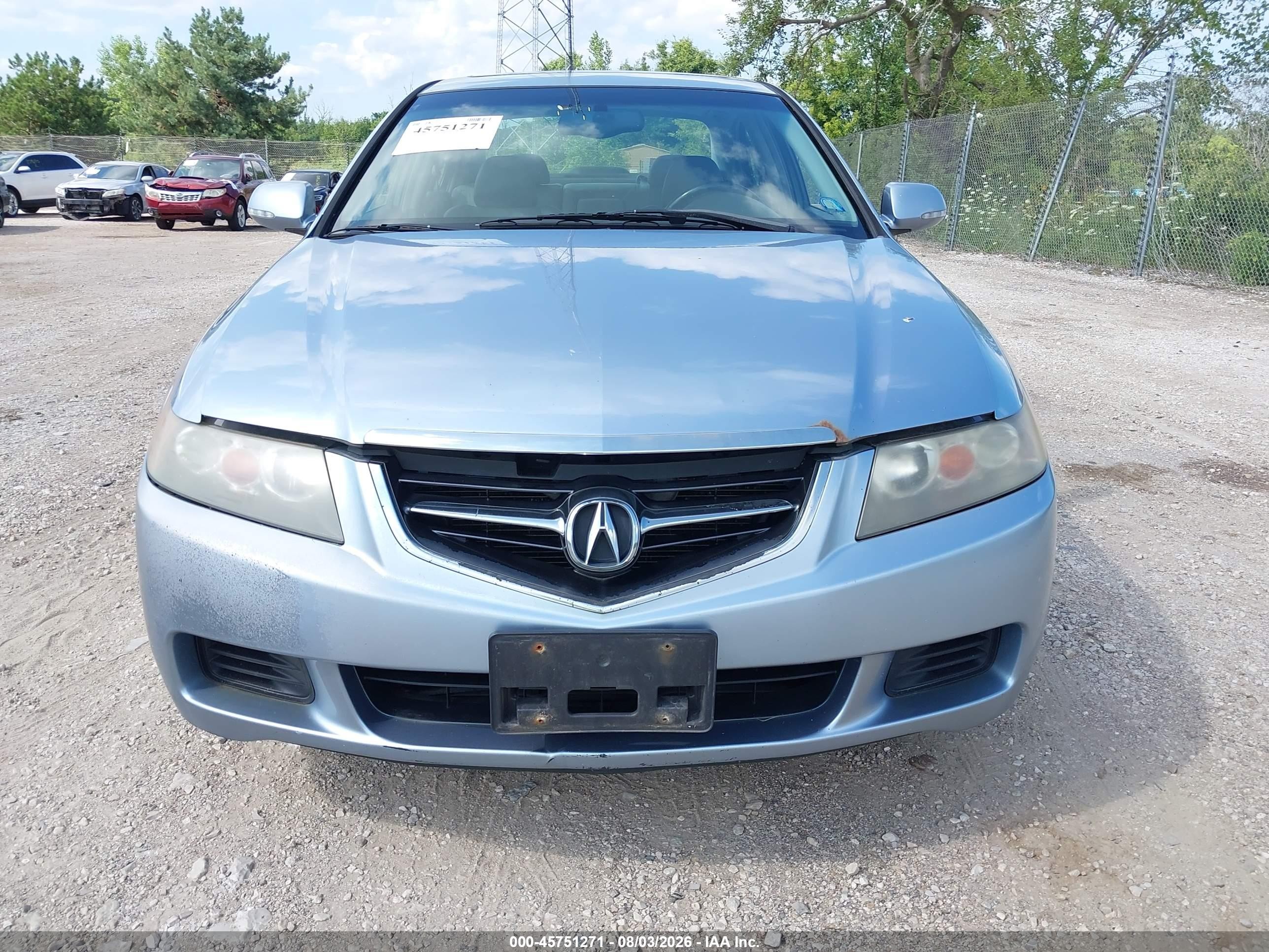 2004 Acura Tsx   Синий vin: JH4CL95814C000387