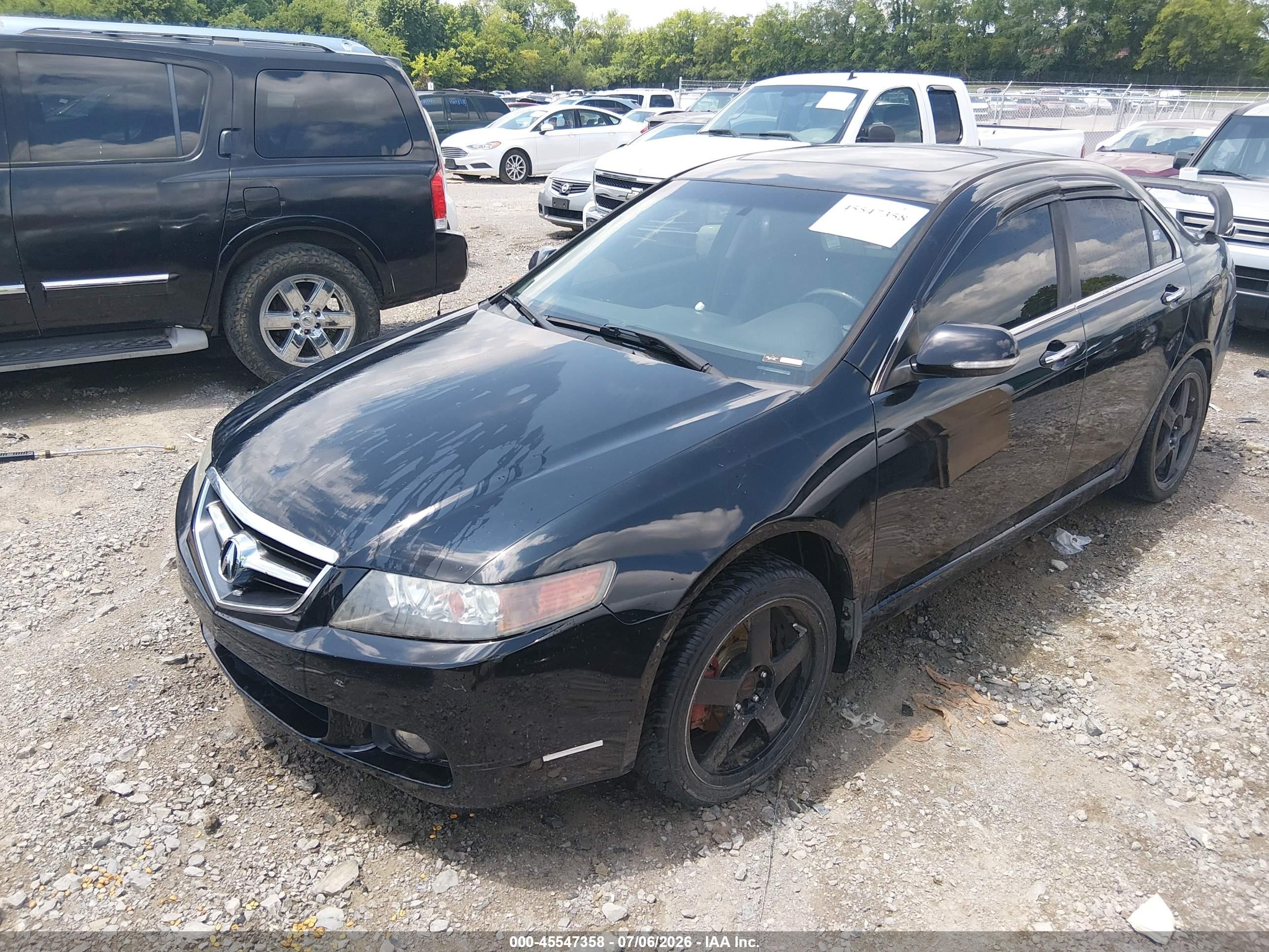 2004 Acura Tsx   Black vin: JH4CL95814C016377