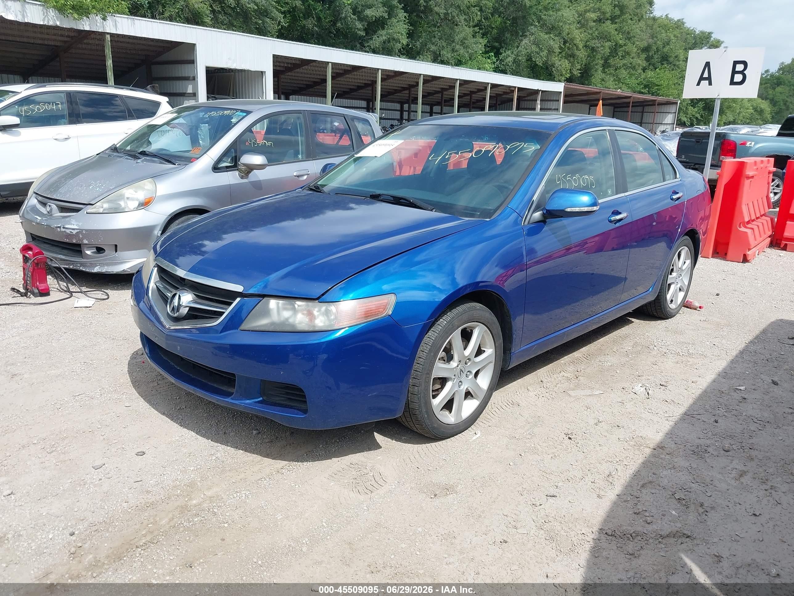 2005 Acura Tsx   Blue vin: JH4CL95815C023136