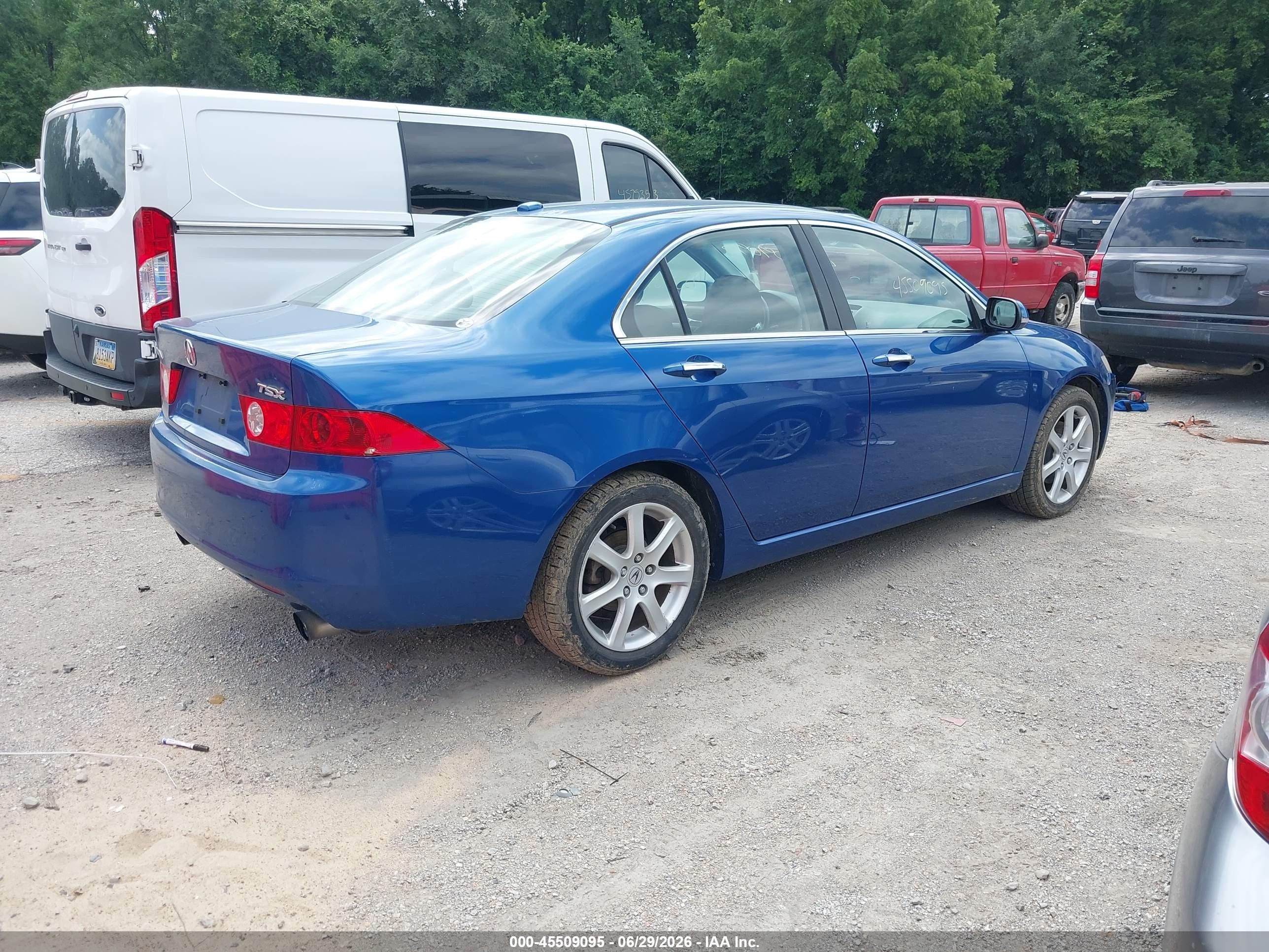 2005 Acura Tsx   Blue vin: JH4CL95815C023136