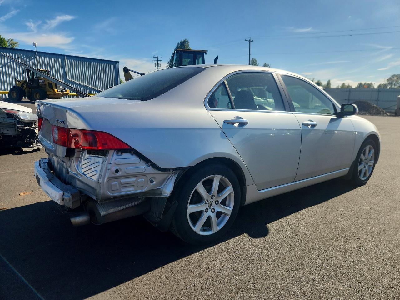 2004 Acura Tsx Silver vin: JH4CL95824C019904