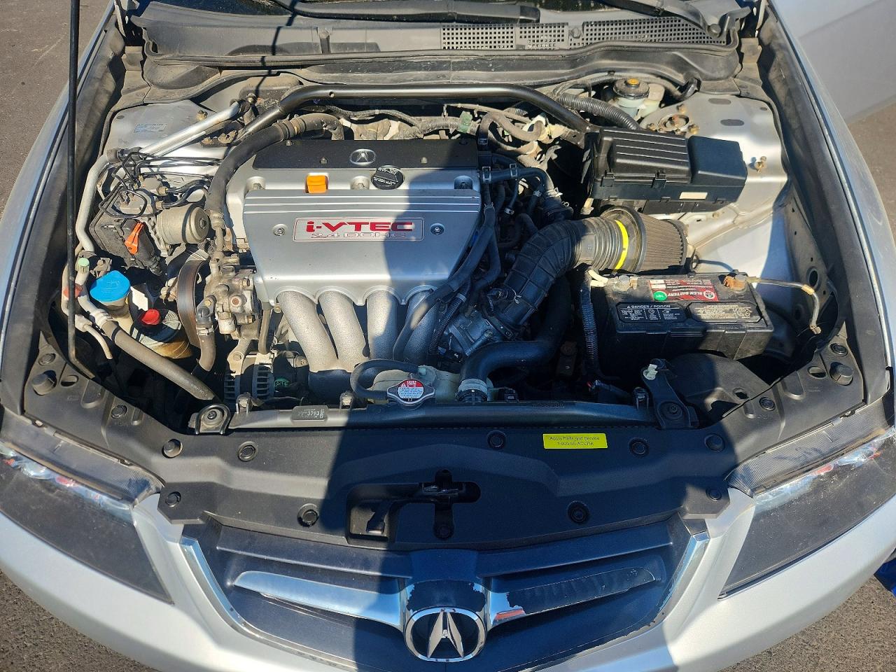 2004 Acura Tsx Silver vin: JH4CL95824C019904