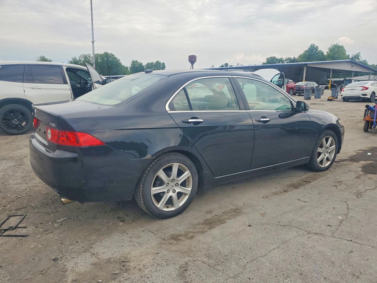 2005 Acura Tsx Black vin: JH4CL95825C022982
