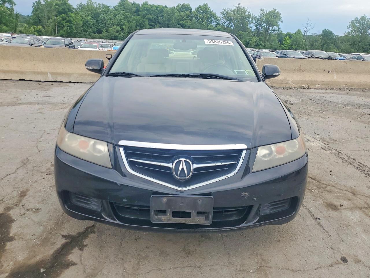 2005 Acura Tsx Black vin: JH4CL95825C022982