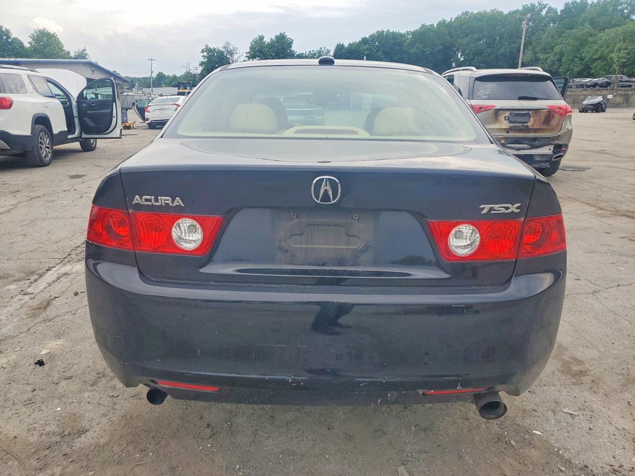 2005 Acura Tsx Black vin: JH4CL95825C022982