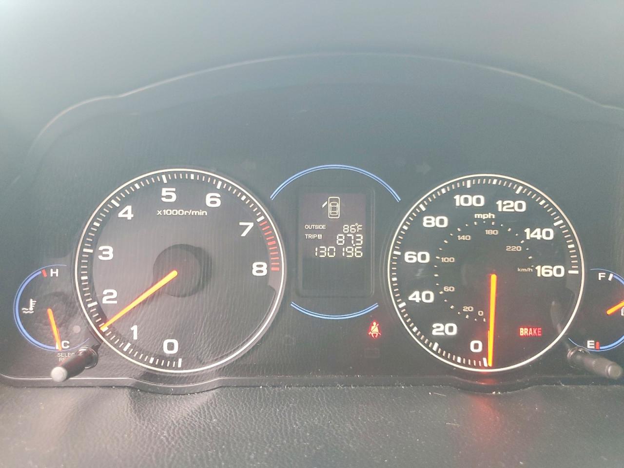 2005 Acura Tsx Black vin: JH4CL95825C022982