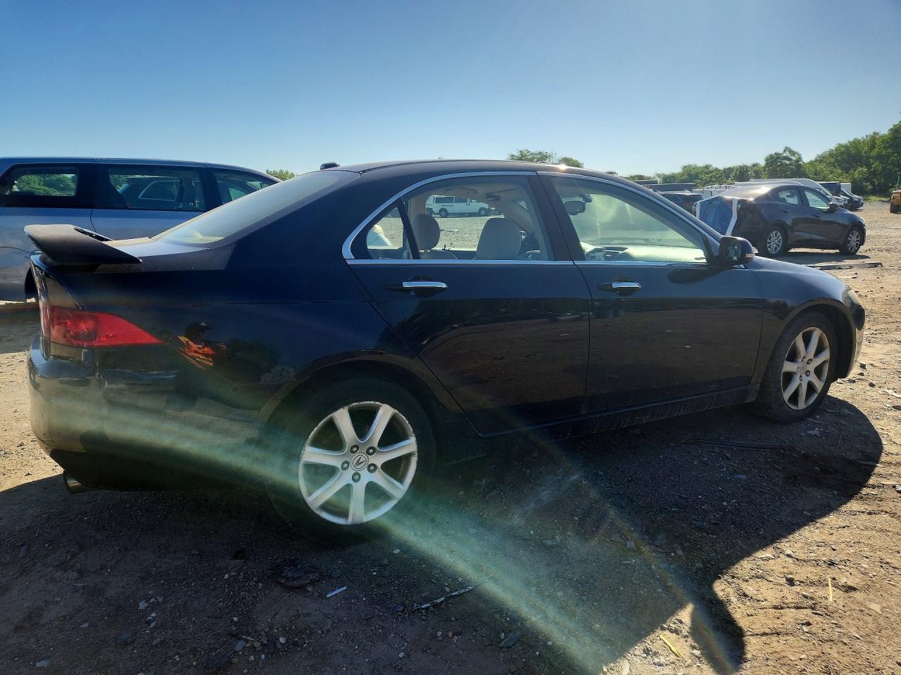 2005 Acura Tsx Black vin: JH4CL95825C027597